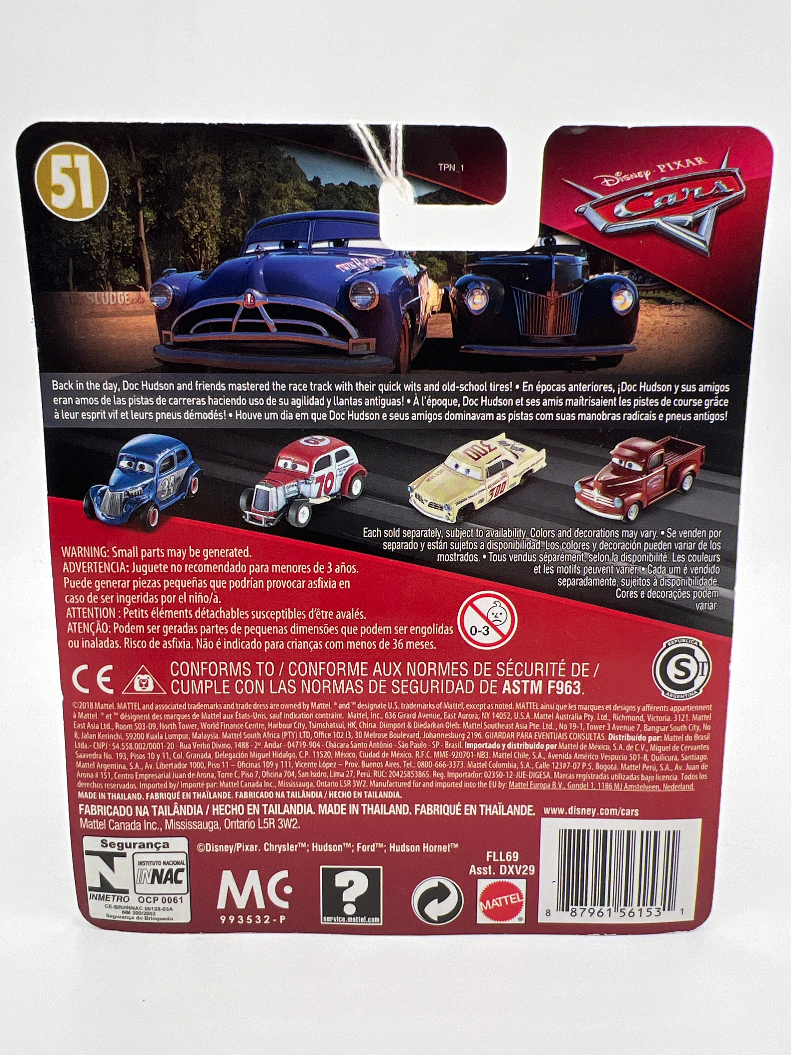 Disney Pixar Cars Docs Racing Days #51 Leroy Heming 142B