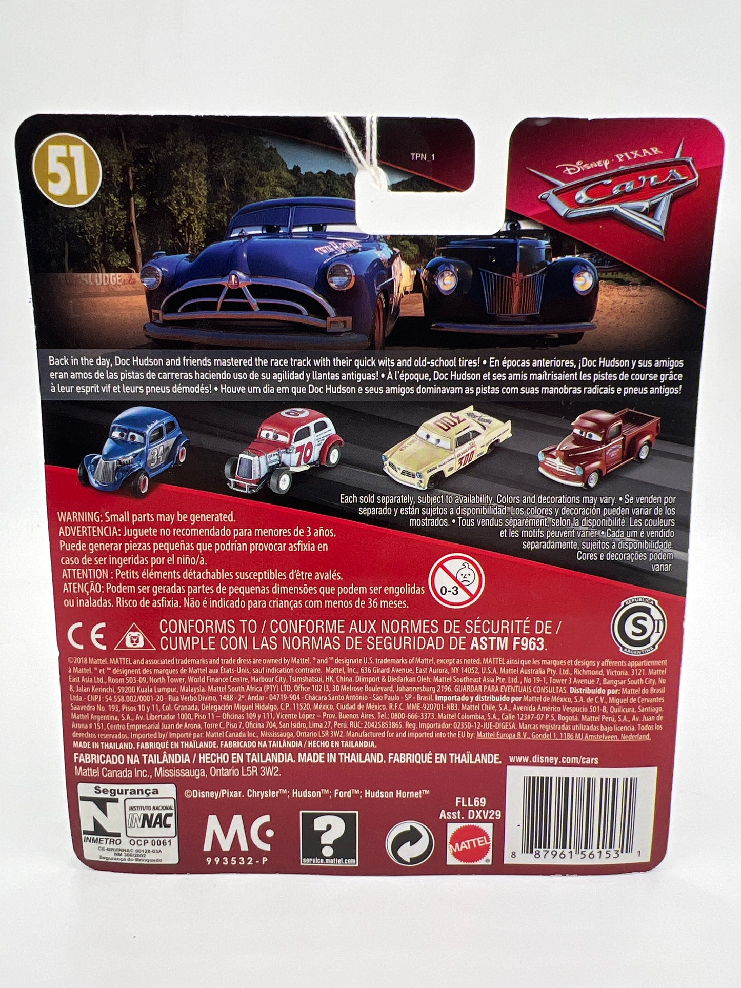 Disney Pixar Cars Docs Racing Days #51 Leroy Heming 142B