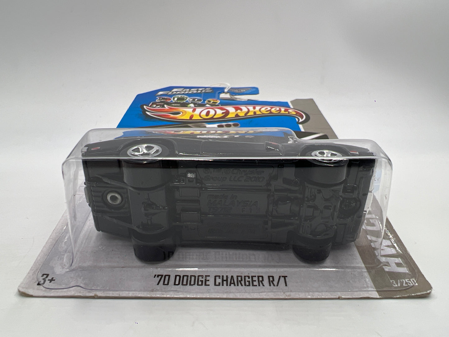 2013 Hot Wheels City #3 Fast & Furious 70 Dodge Charger R/T Black
