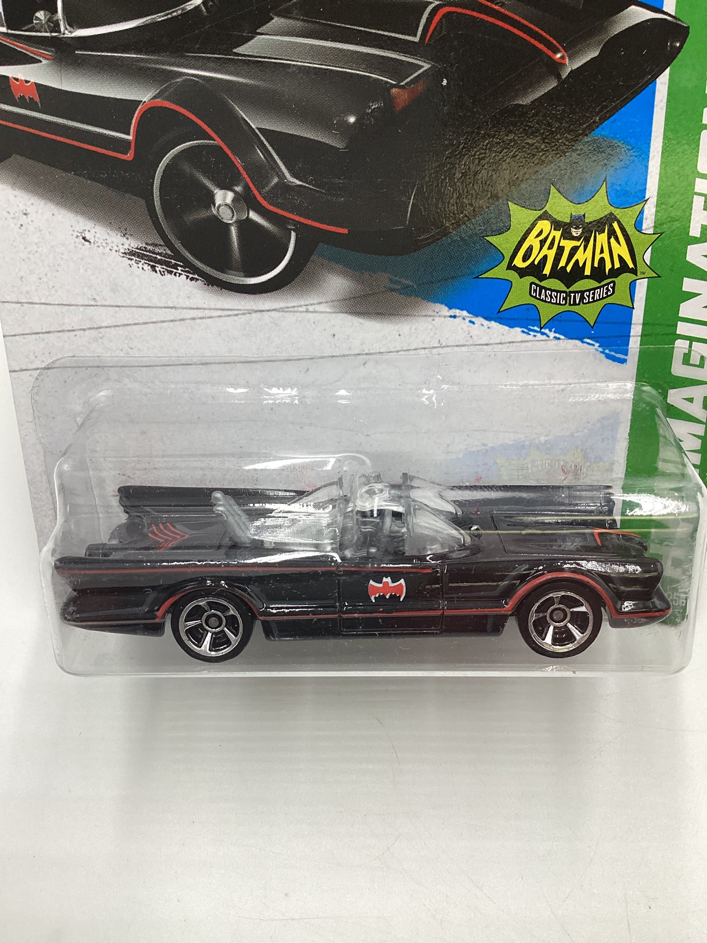 2013 Hot Wheels #62 Classic TV Series Batmobile Black