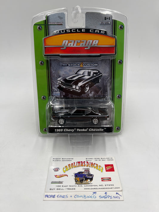 Greenlight Muscle Car Garage Series 6 1969 Chevy Yenko Chevelle Black 188H