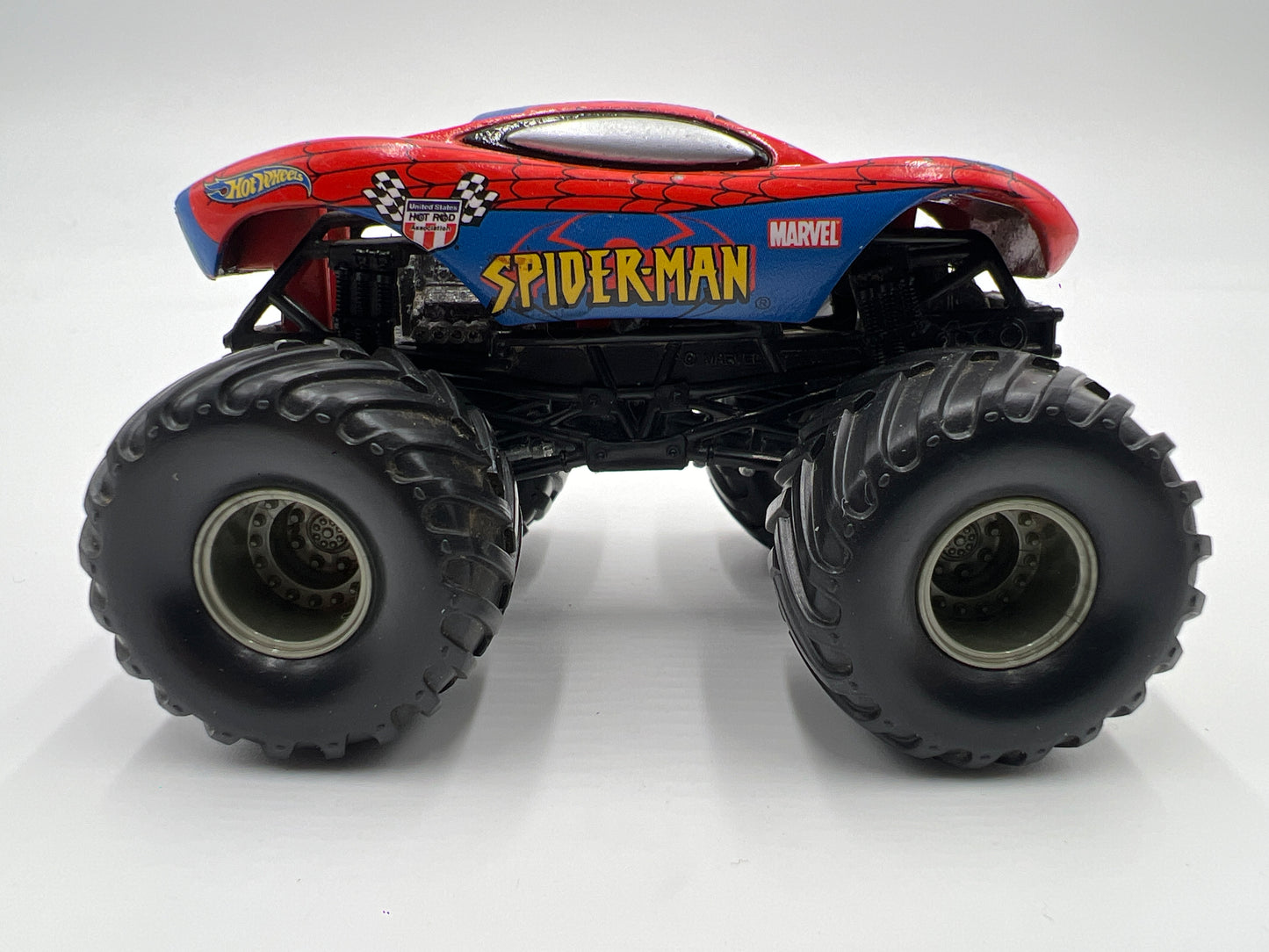 Hot Wheels 1:64 Monster Jam Small Wheel/Metal Base Spider-Man Loose