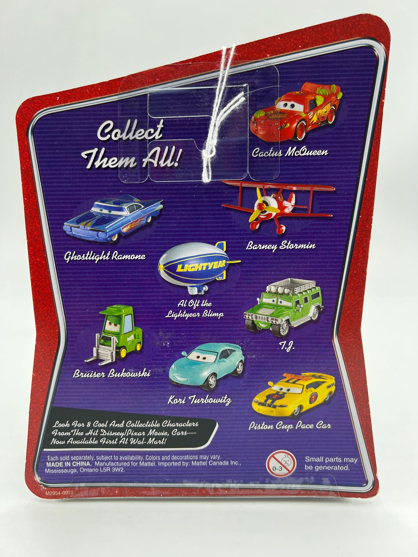 Disney Pixar Cars Live Kori Turbowitz Light Blue 139H