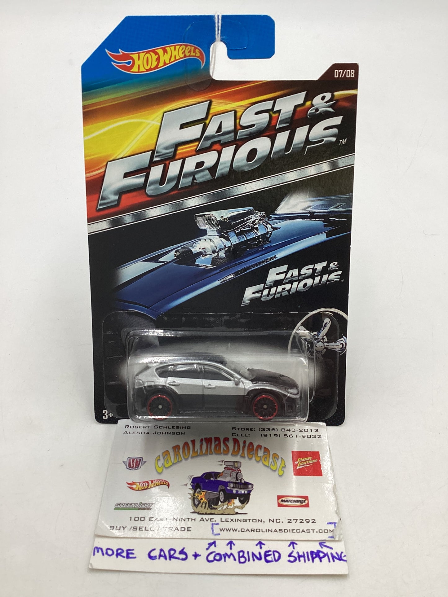 2014 Hot Wheels Fast & Furious #7 Subaru WRX STI 73A