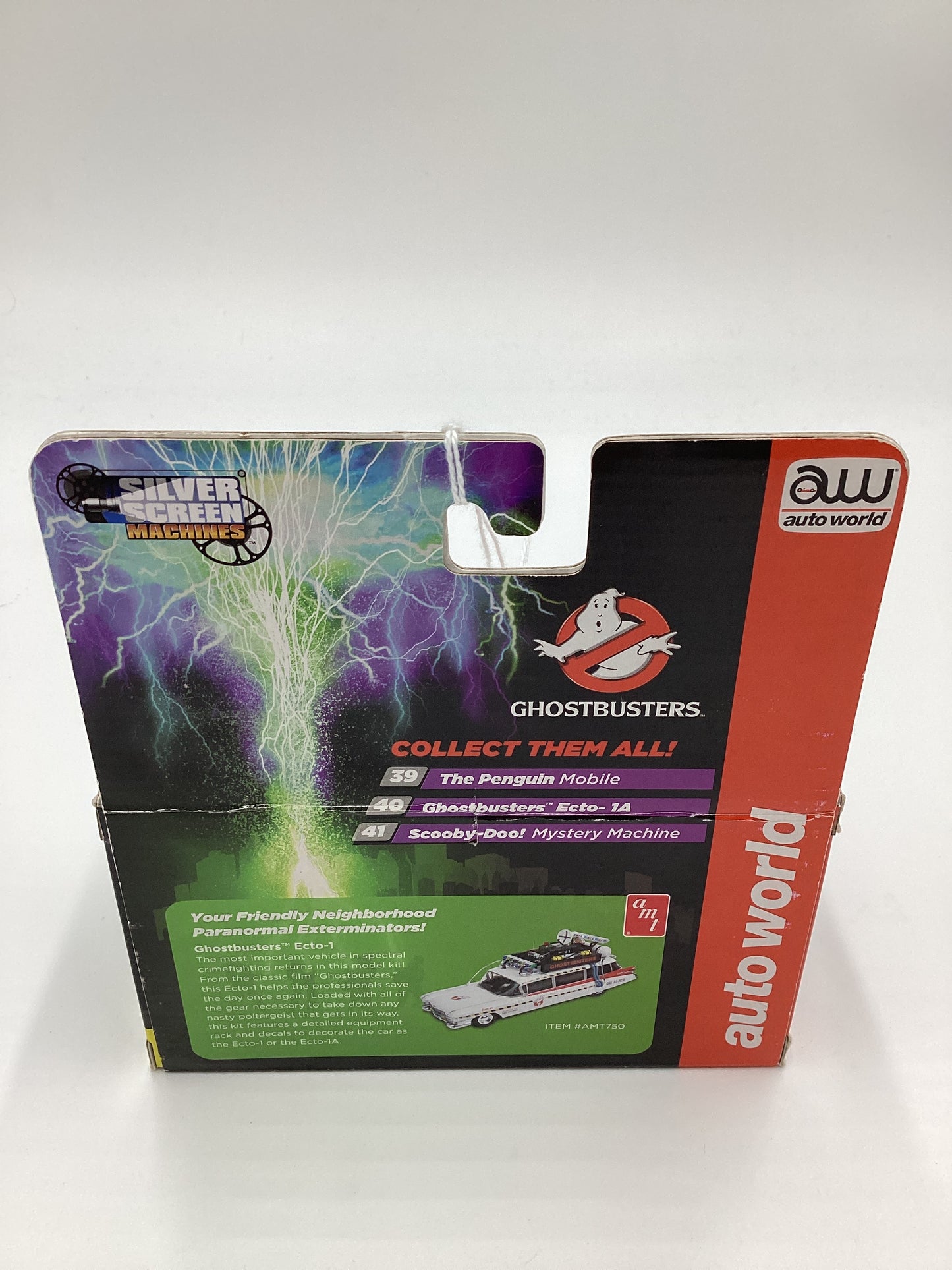 Auto World Ghostbusters Release 8 #40 Ghostbusters Ecto-1A White VHTF White Lightning Chase