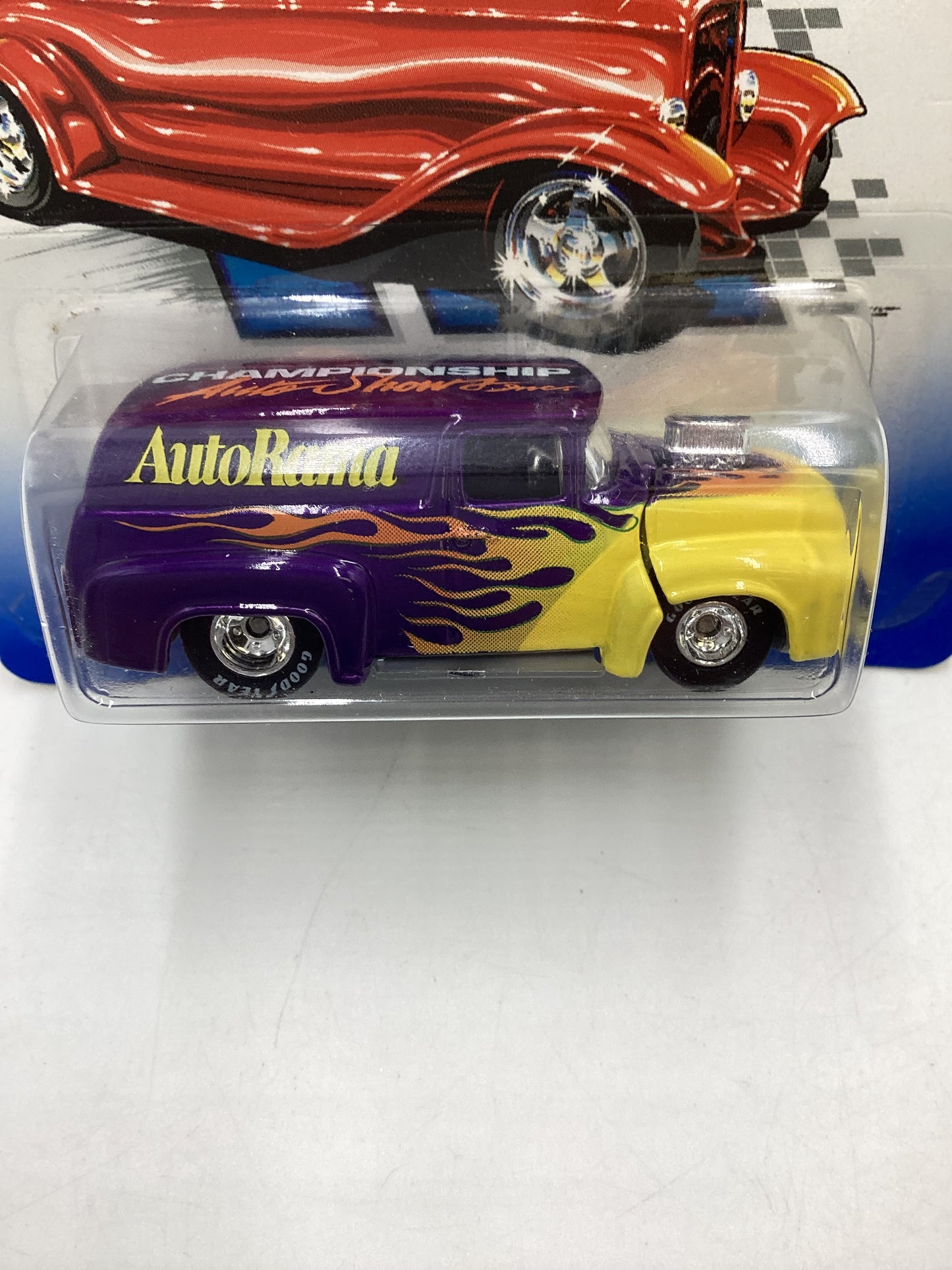 Hot wheels World of Wheels Autorama 56 Ford Purple with protector