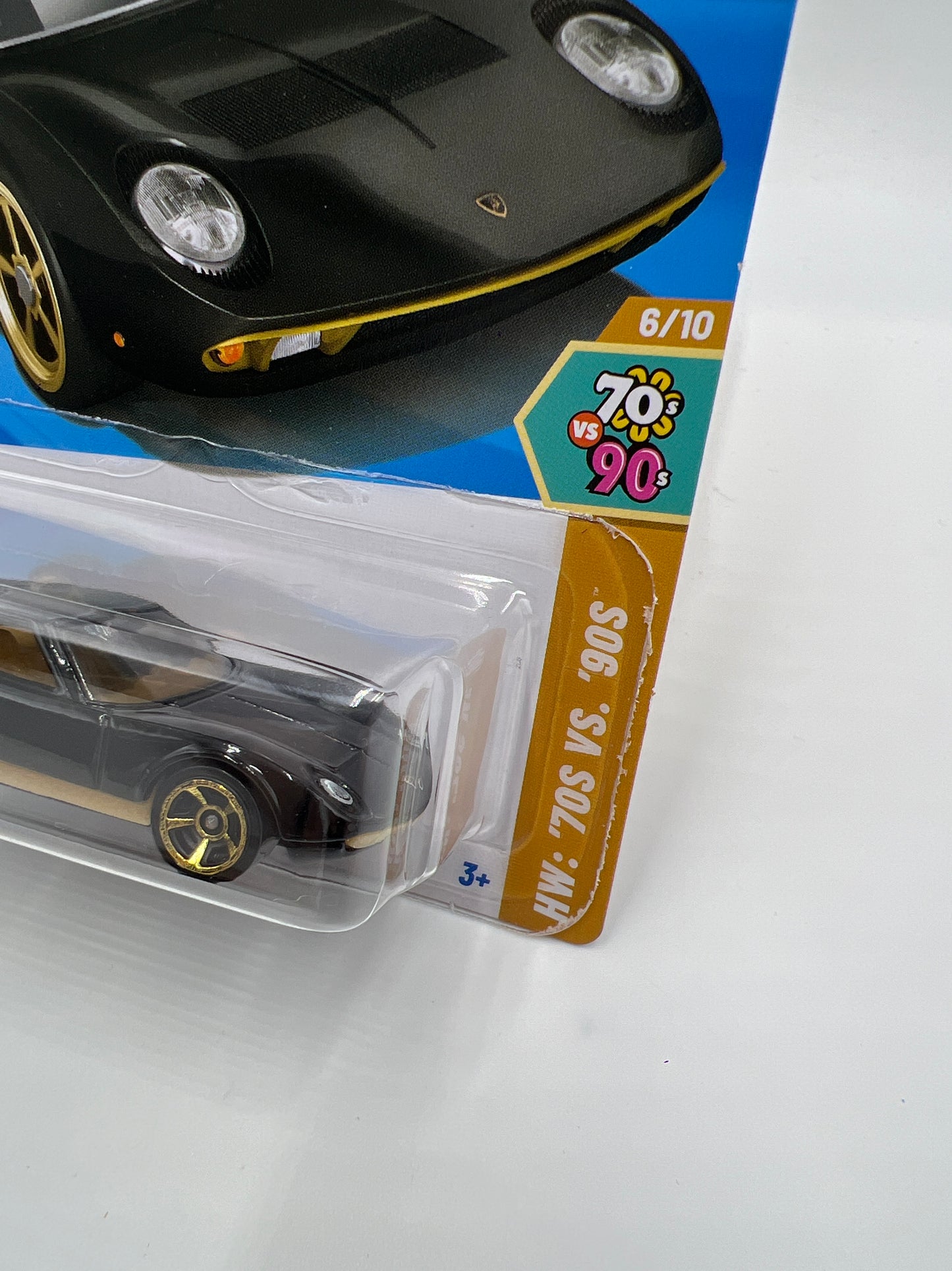 2025 Hot Wheels 70s Vs 90s #78 71 Lamborghini Miura SV Black 101B