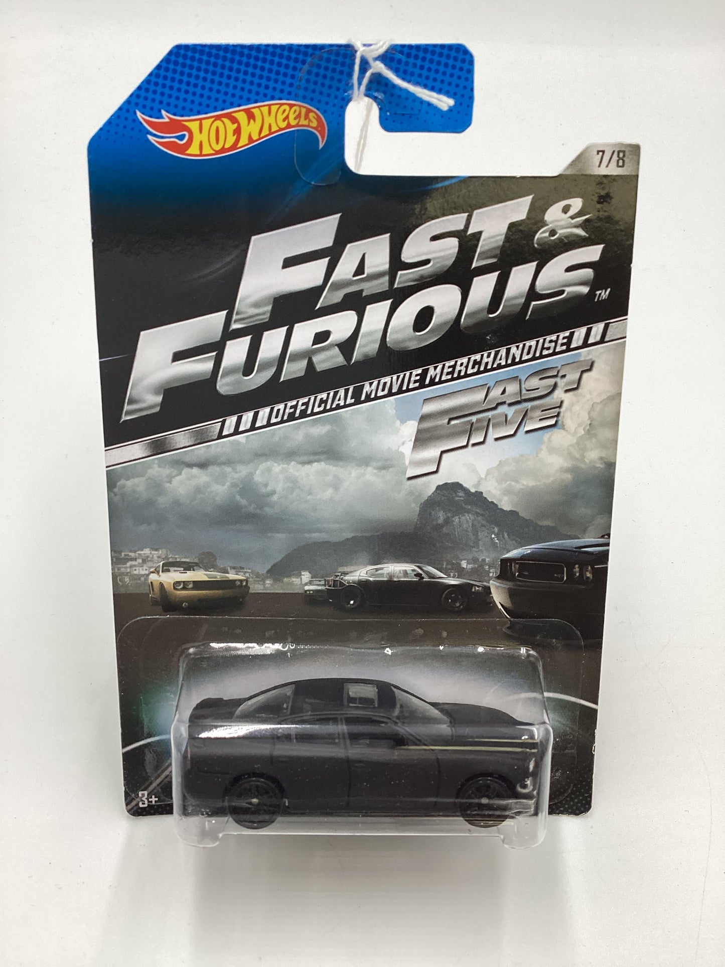 2014 Hot Wheels Fast and Furious Fast Five #7 11 Dodge Charger R/T Matte Black 71H