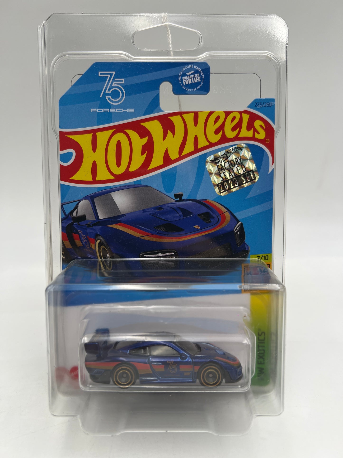 2023 Hot Wheels Factory Sealed Super Treasure Hunt #223 Porsche 935 Blue W/Protector