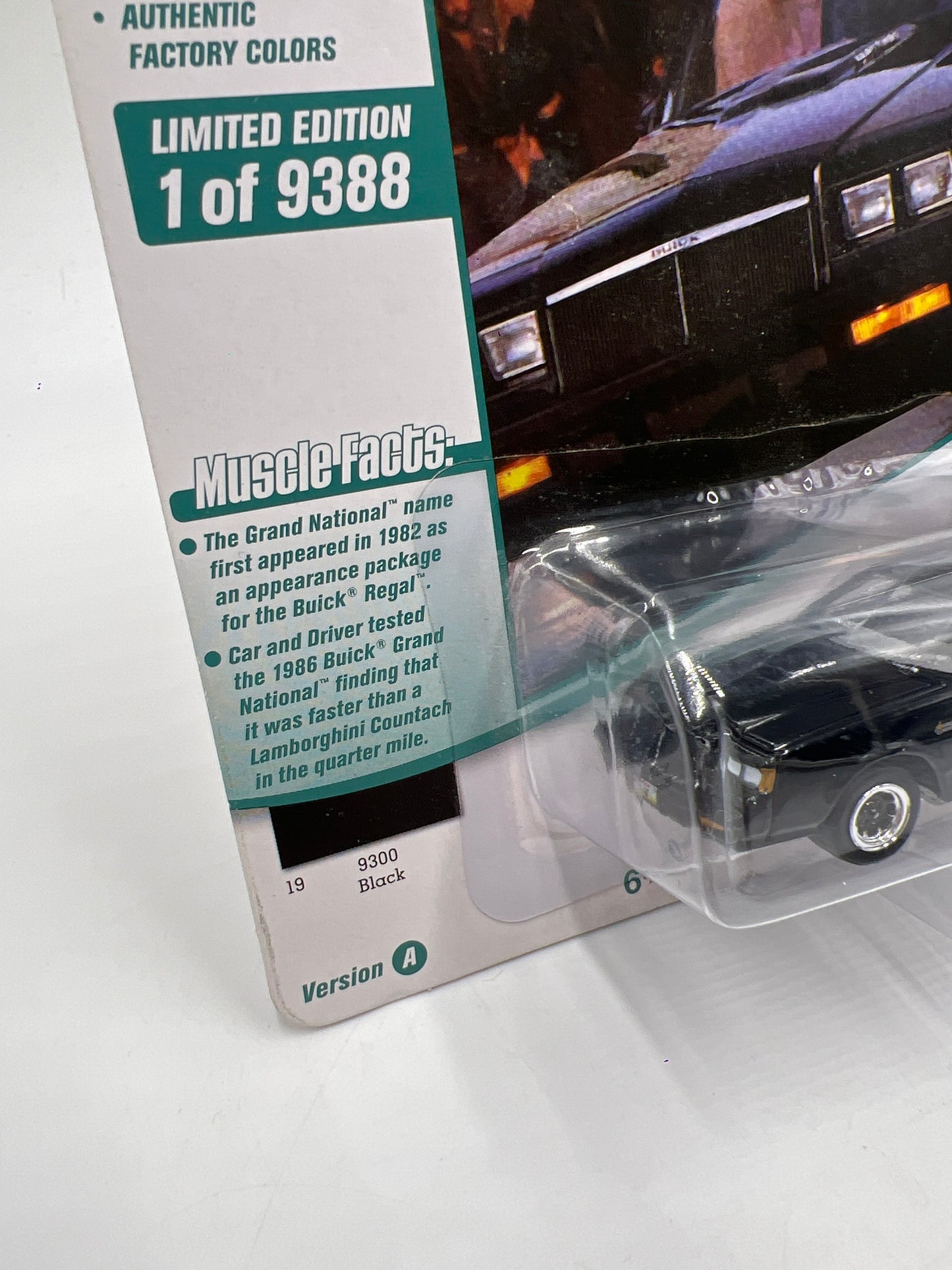 Johnny Lightning Muscle Cars USA Release 3 Version A 1986 Buick Grand National Black