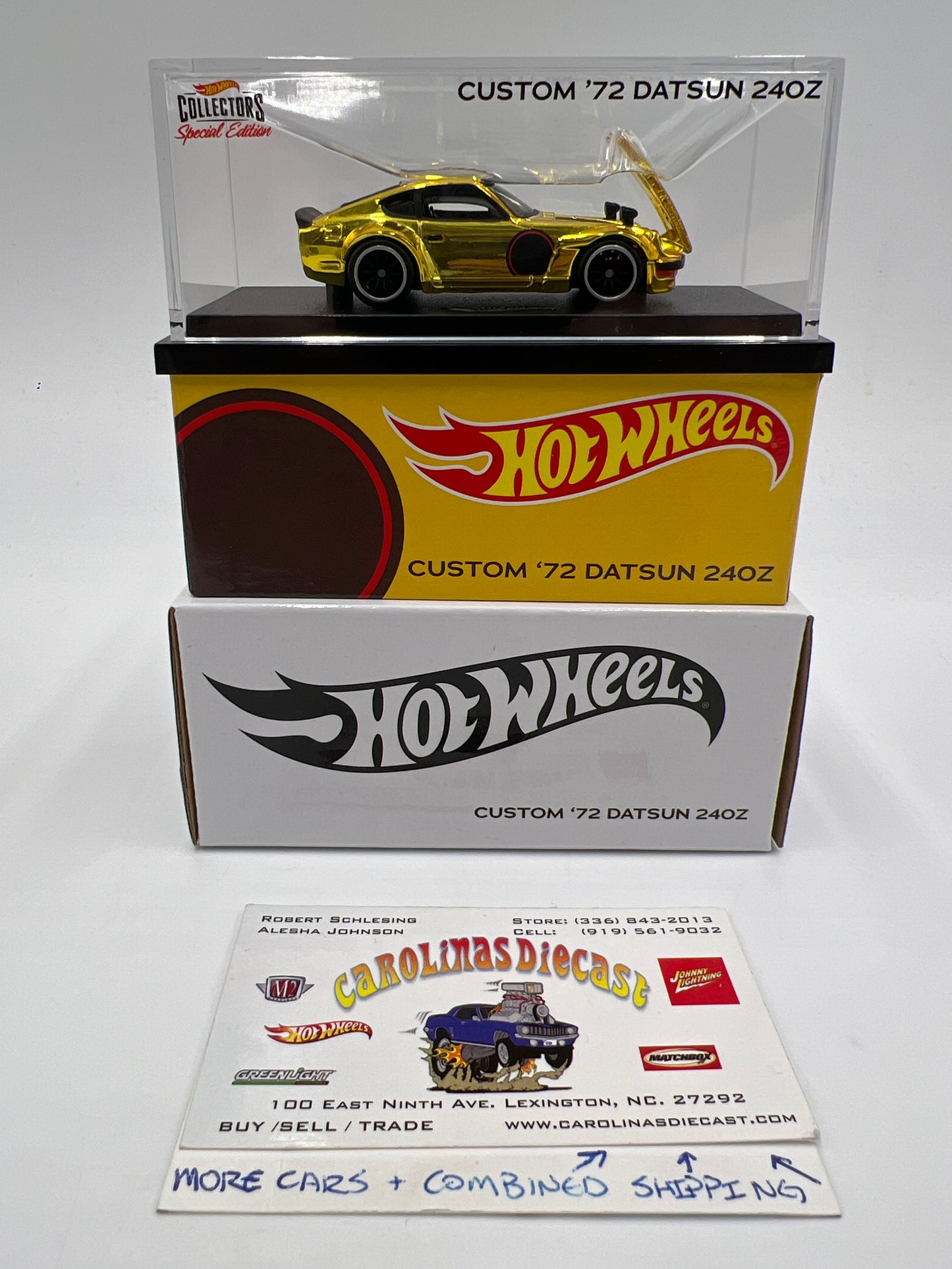 2021 Hot Wheels RLC Custom 72 Datsun 240Z Gold 4380/25000