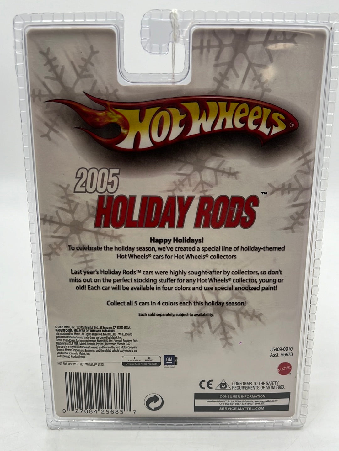Hot Wheels 2005 Holiday Rods 1949 Merc Convertible 3/5 272I