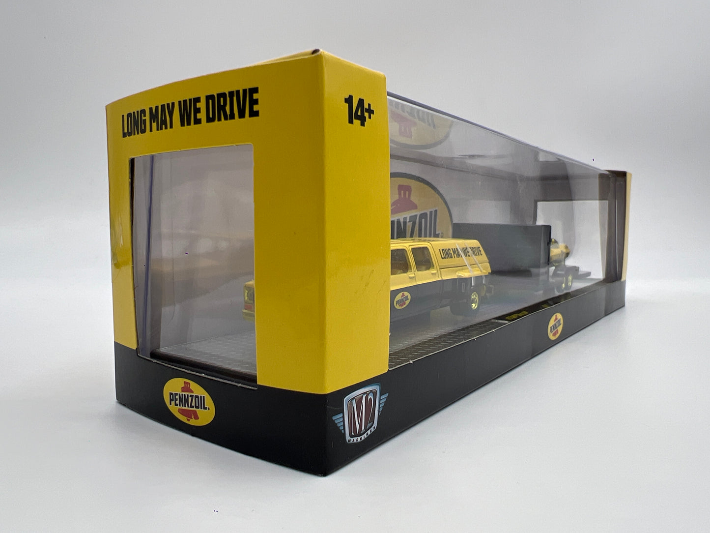 M2 Machines Auto Haulers CHASE Pennzoil 1973 GMC Sierra 3500 & 1959 Chevrolet Corvette XP-86 S42