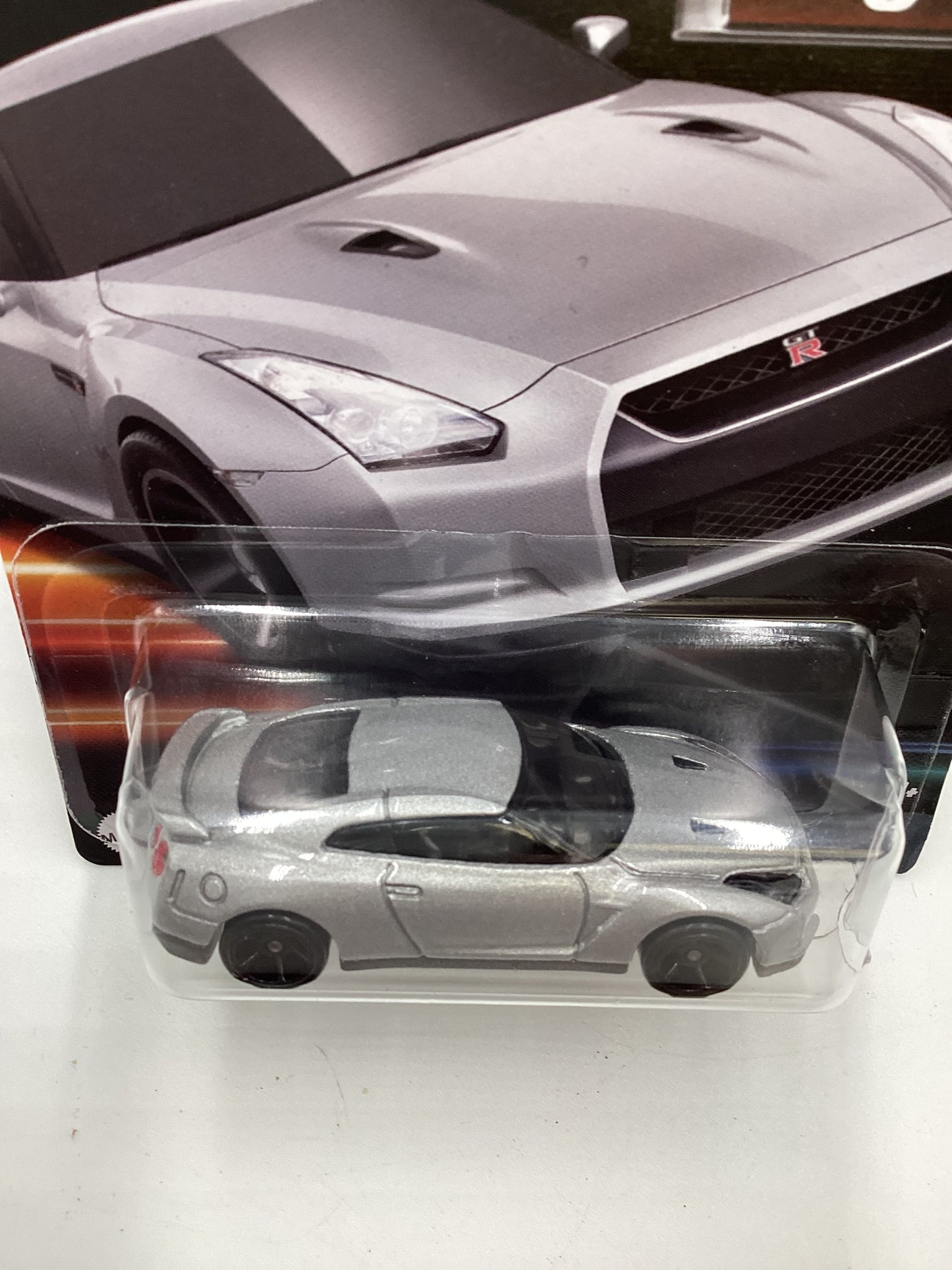 2023 Hot Wheels Fast and Furious Series 3  #6 2009 Nissan GT-R Silver. Cracked Blister 74C