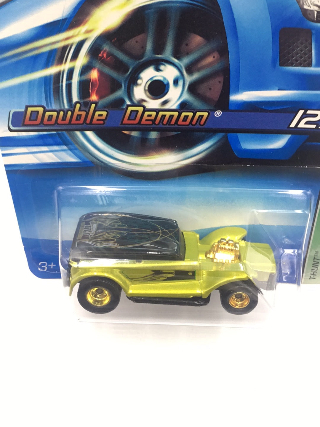 2005 Hot Wheels #132 Treasure Hunt #12 Double Demon real riders U2/DD2