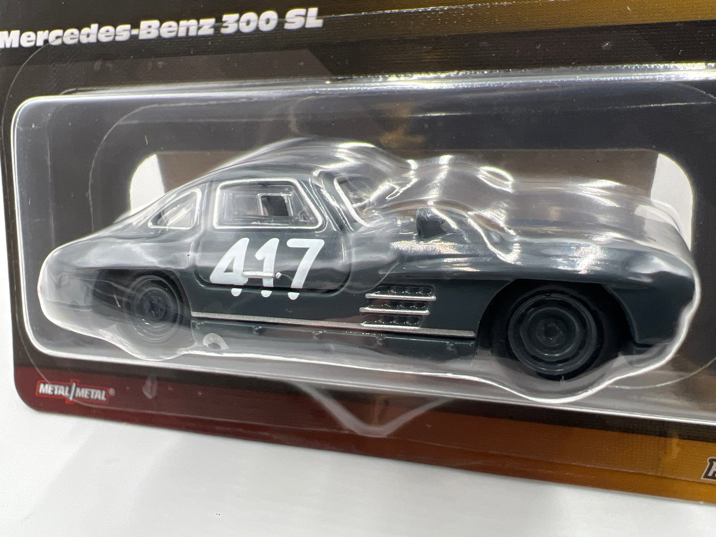 Hot Wheels RLC Elite 64 #1 Mercedes-Benz 300 SL Gray W/Protector