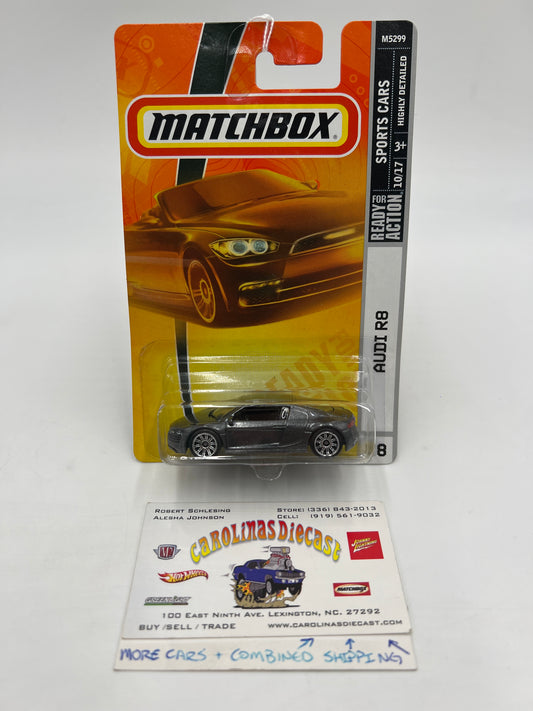 Matchbox Sports Cars #18 Audi R8 Gray216M