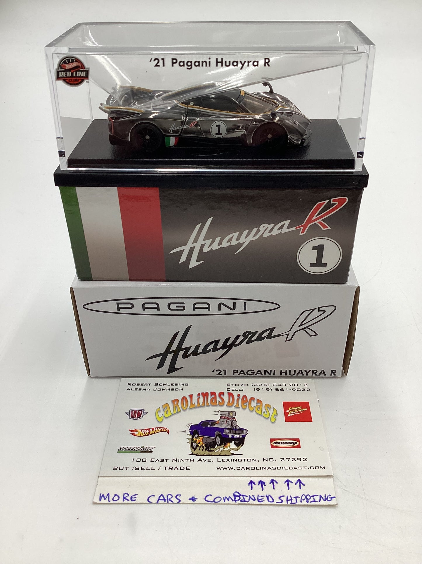 2024 Hot wheels RLC 21 Pagani Huayra R Gray