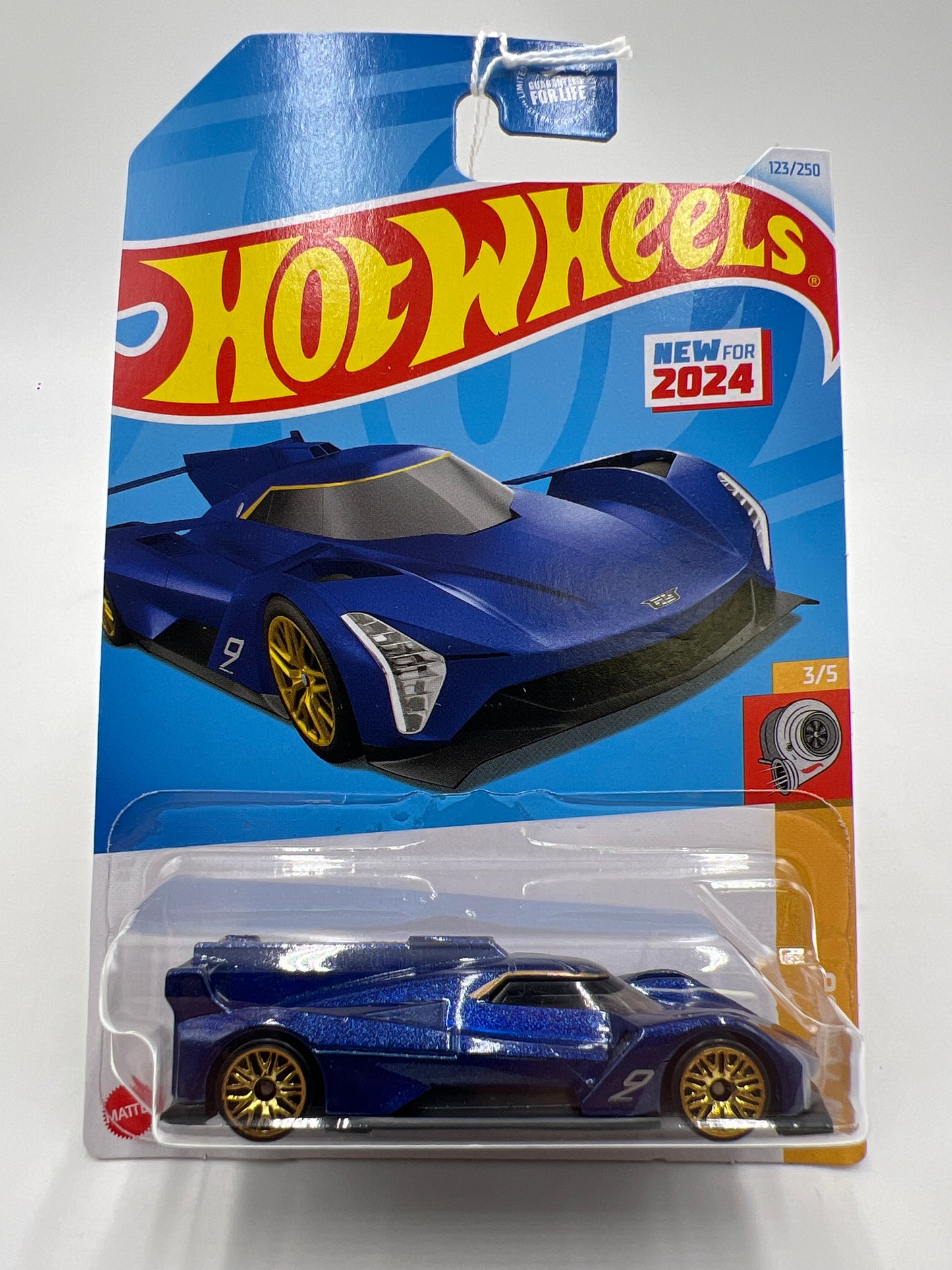 2024 Hot Wheels N Case #123 Cadillac Project GTP Hypercar Blue 60E