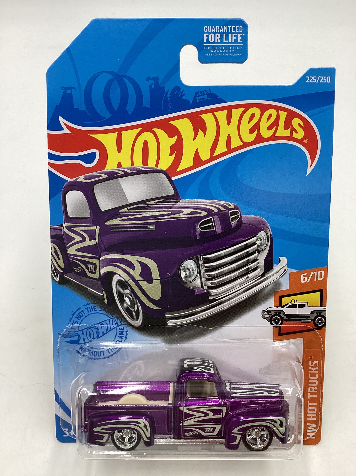 2021 Hot wheels Super Treasure Hunt 49 Ford F1 #225 W/Protector