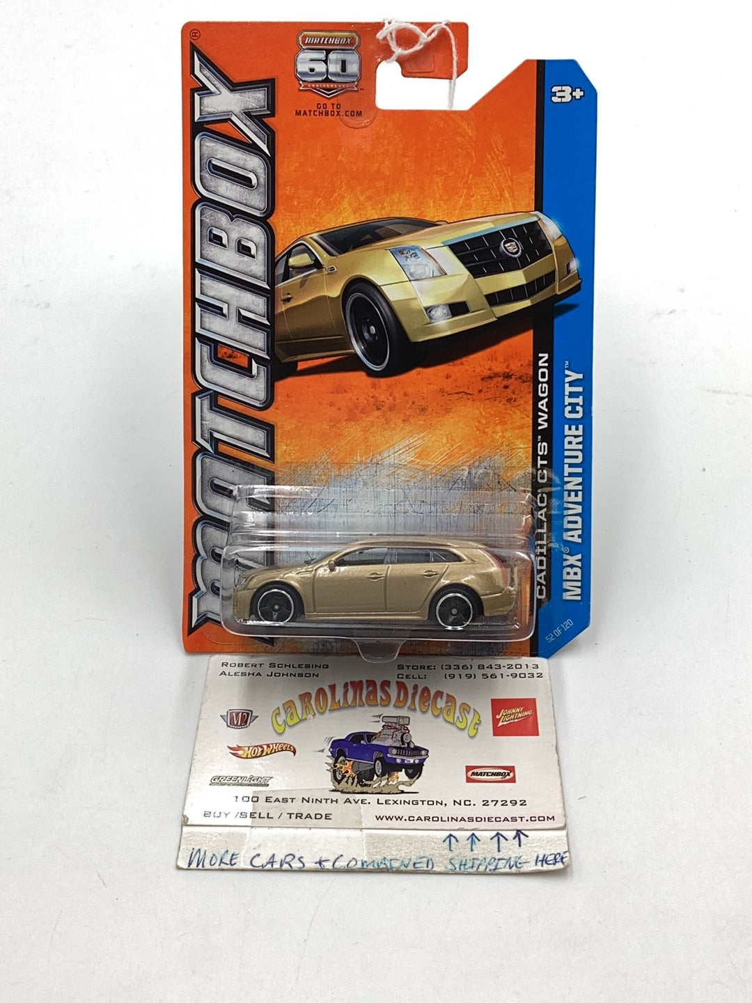 2013 Matchbox #52 Cadillac CTS Wagon 56D