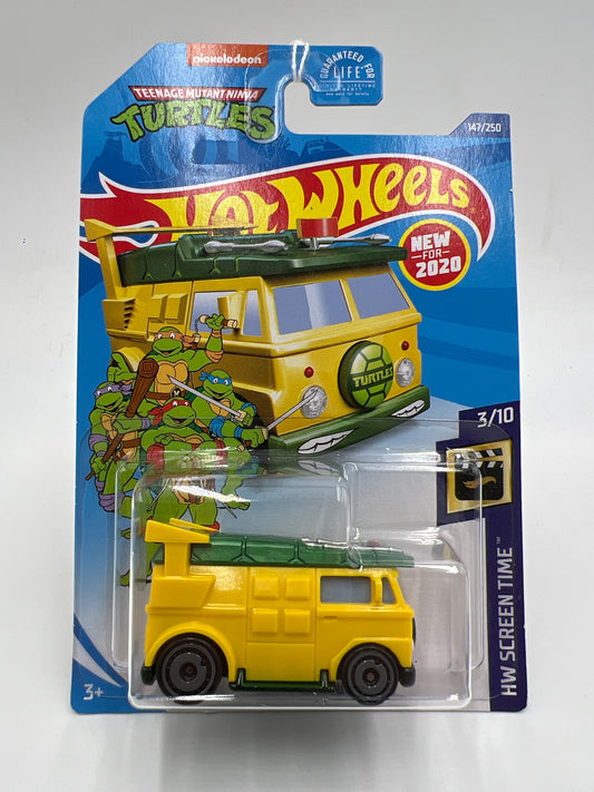 2020 Hot Wheels Screen Time #147 TMNT Party Wagon