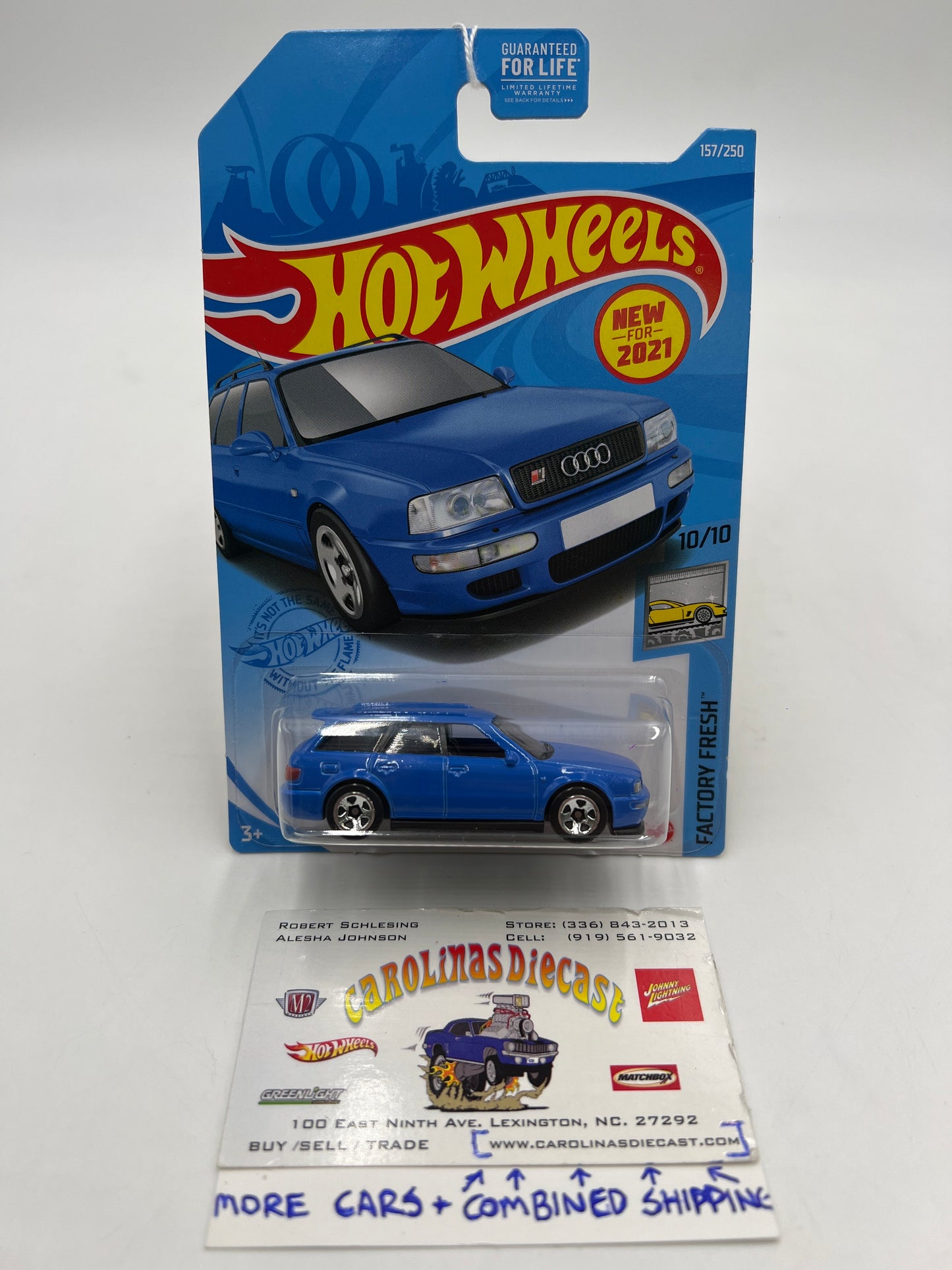 2021 Hot Wheels HW Factory Fresh #157 94 Audi Avant RS2 Blue 109H