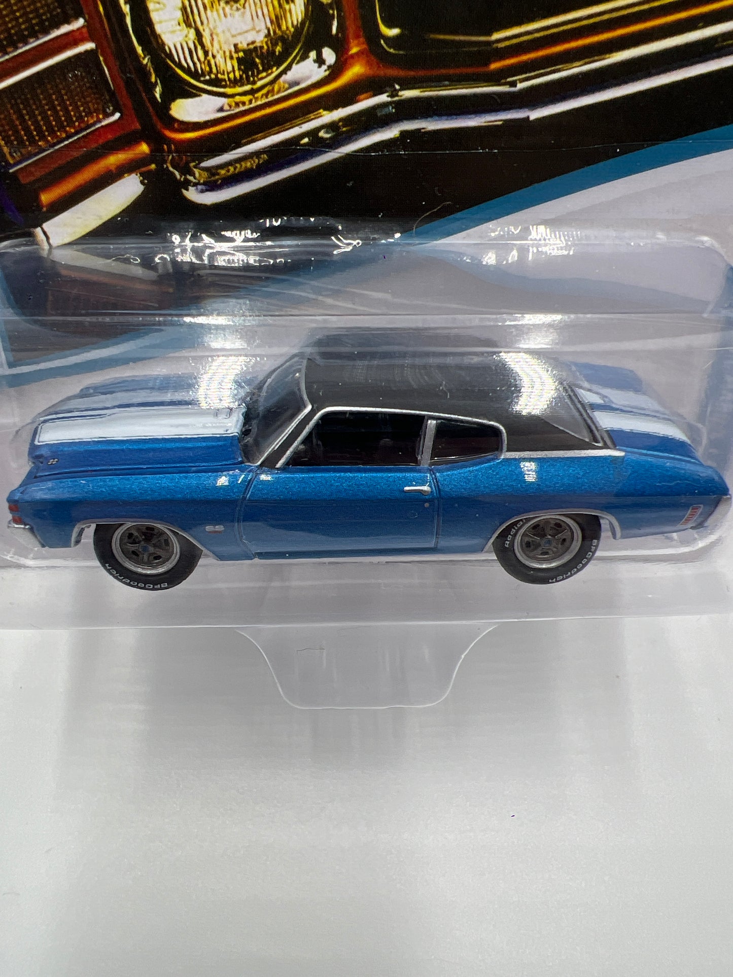 Johnny Lightning Muscle Cars U.S.A Class of 1971 Release 2 Version A 1971 Chevy Chevelle SS 454 Mulsanne Blue 229E