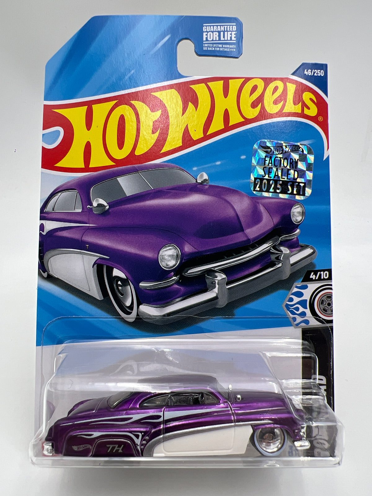 2025 Hot Wheels Factory Sealed Super Treasure Hunt & Mainline #46 Hirohata Merc Purple W/Protector