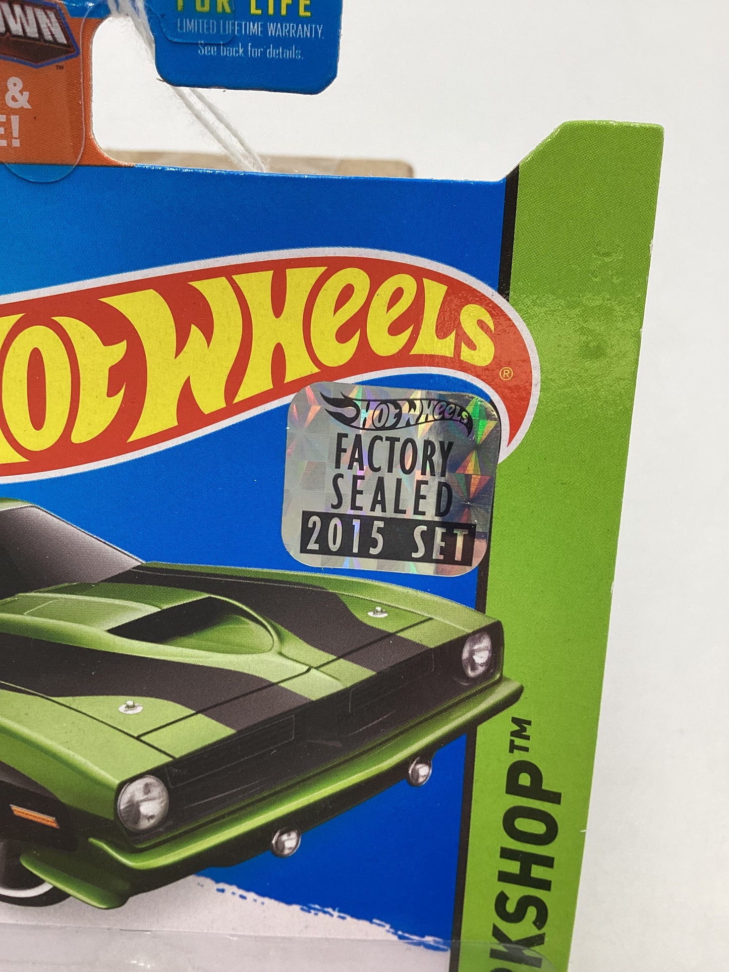 2015 Hot Wheels #199 Factory Sealed Green 70 Plymouth AAR Cuda 44A