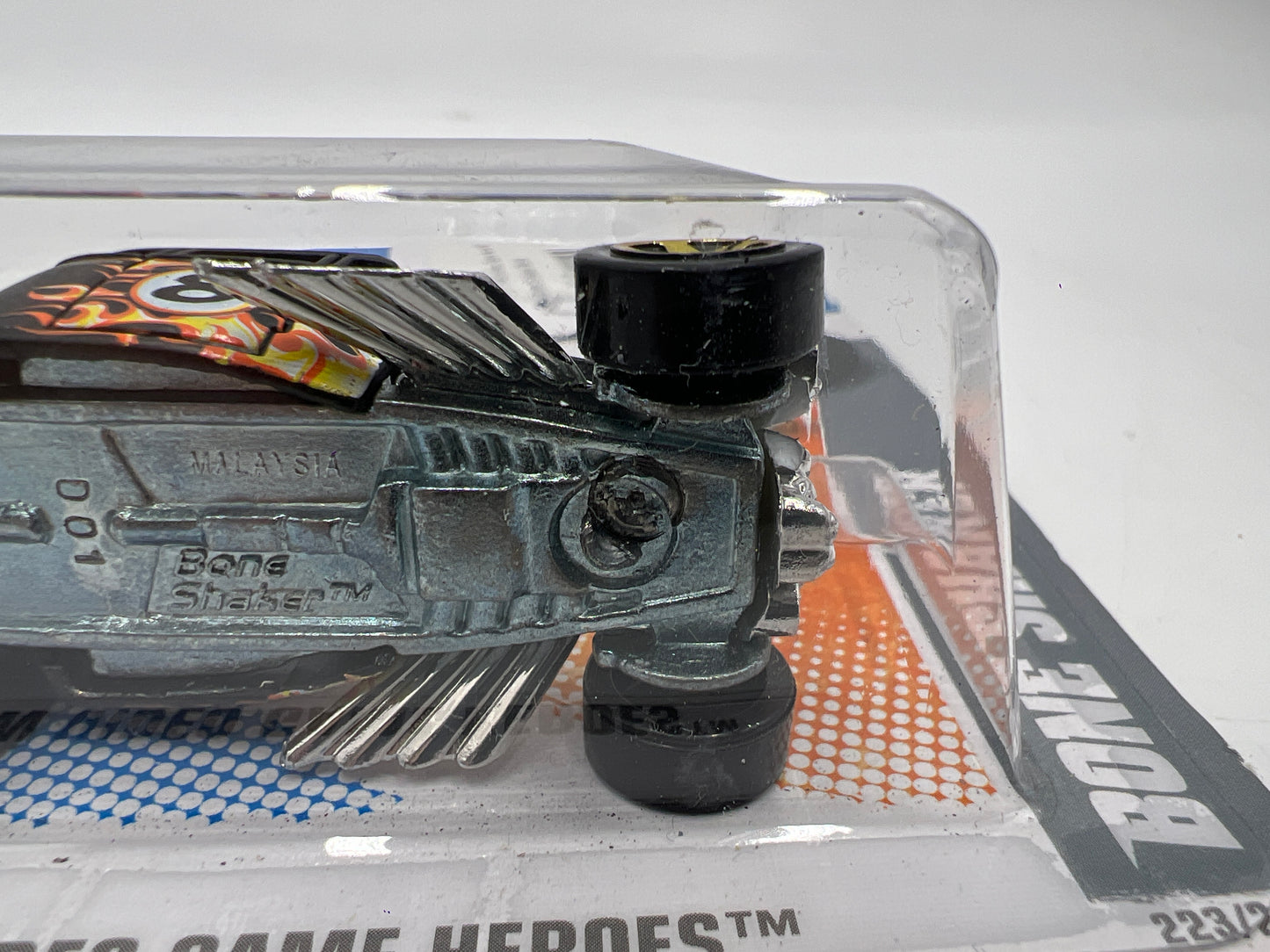 2011 Hot Wheels Video Game Heroes #223 Bone Shaker Black Error SR
