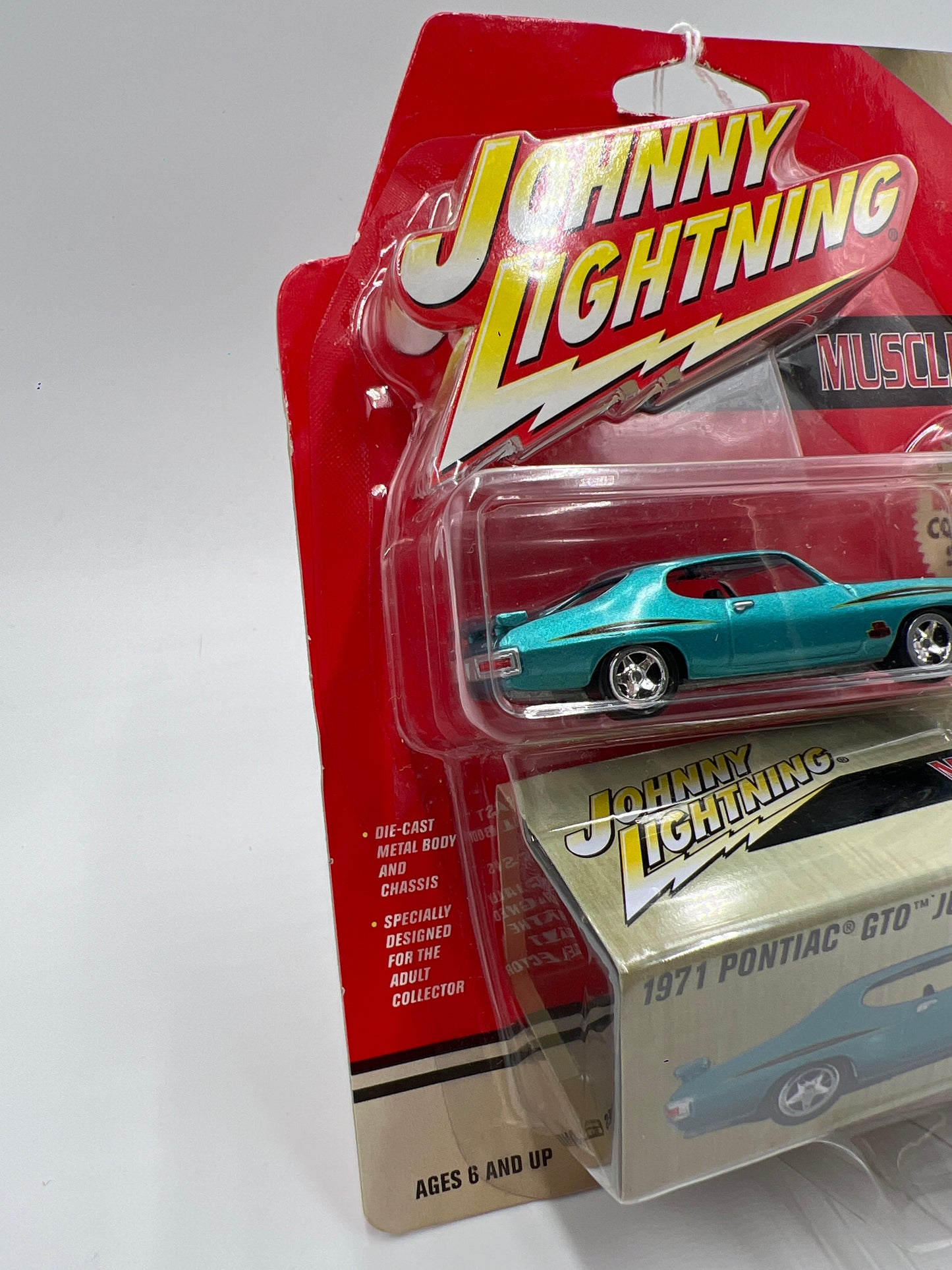 Johnny Lightning Pro Collector Series W/Storage Tin #27 1971 Pontiac GTO Judge Blue 231A