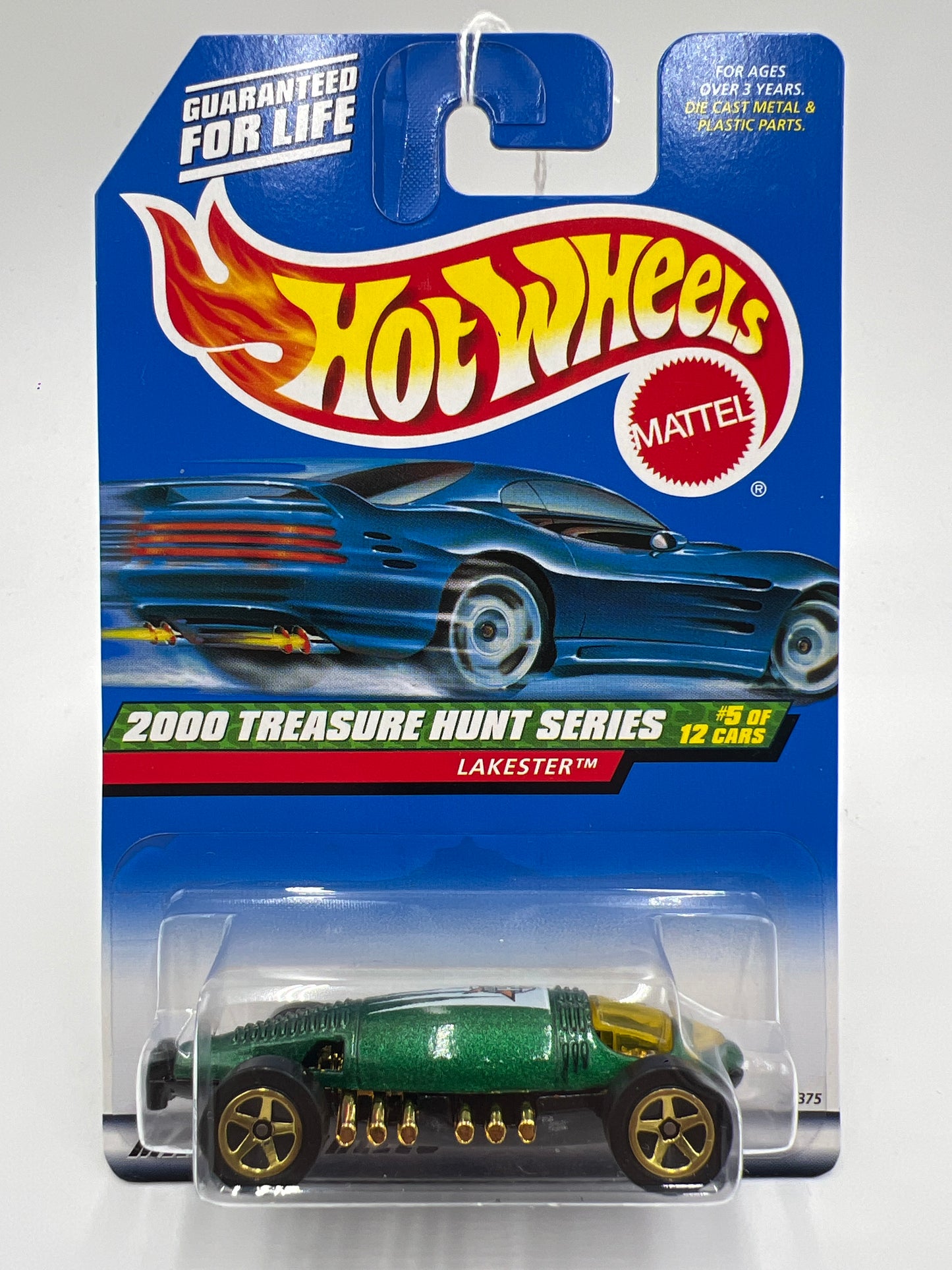 2000 Hot Wheels Treasure Hunt #49 Lakester Green 274E