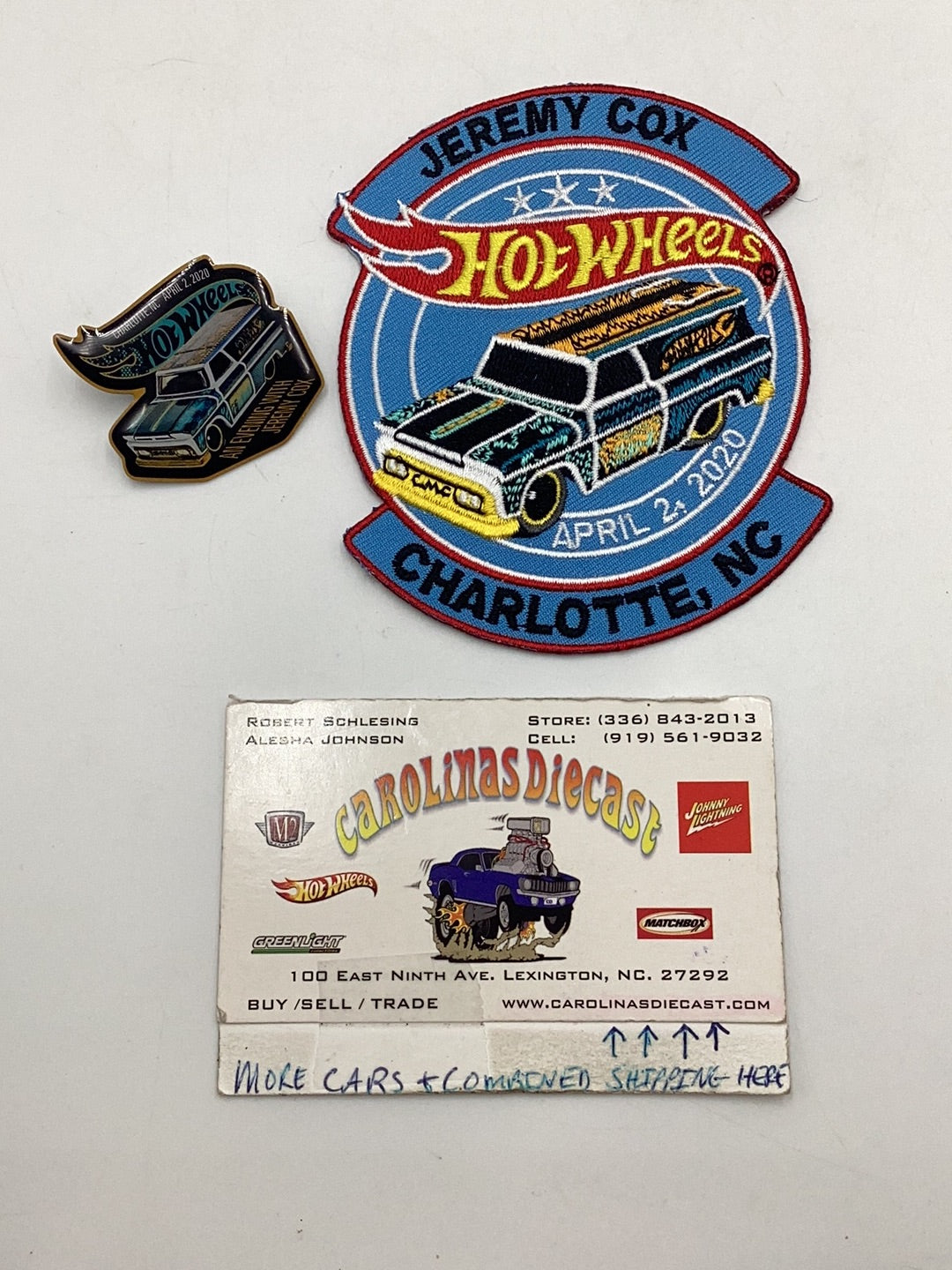 2020 Hot Wheels 20th Annual Collector Nationals ‘64 GMC Panel Truck W/Dinner Sticker & Patch/Pin 00386/04000