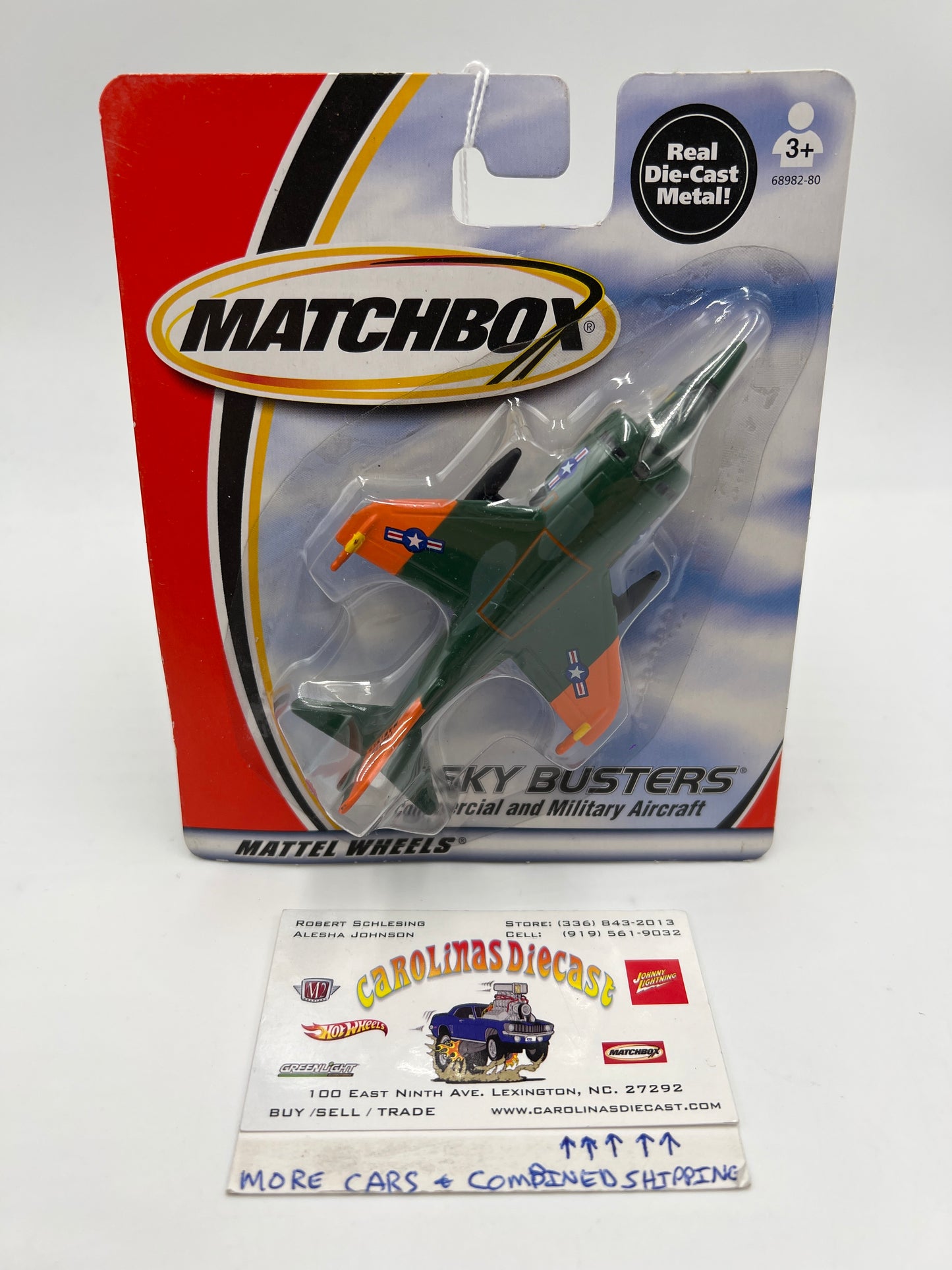 Matchbox Sky Busters Harrier Jet Marines Green UU1