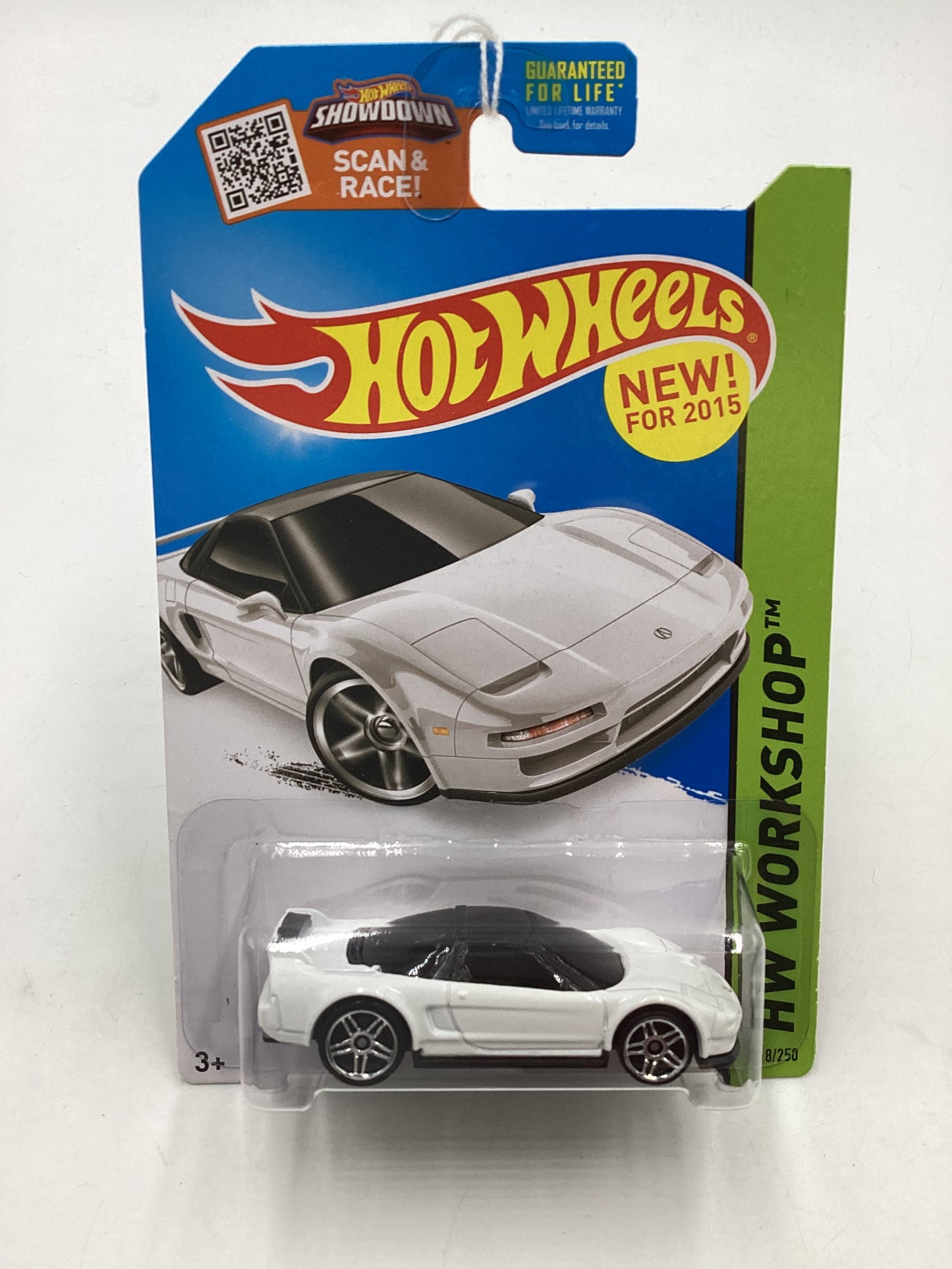 Hot Wheels 2015 HW Workshop #218 90 Acura NSX White