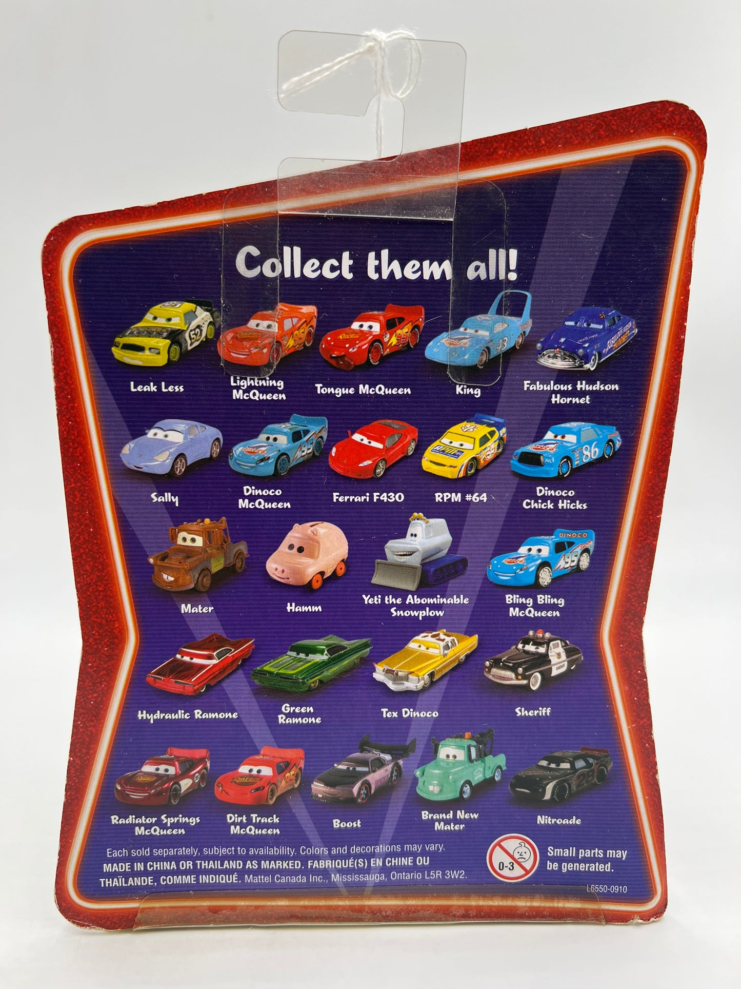 Disney Pixar Cars Supercharged Bug Mouth McQueen