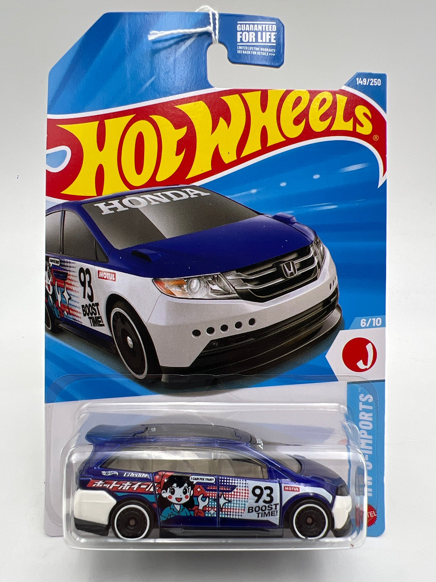 2026 Hot Wheels H Case #149 Honda Odyssey Blue 78G