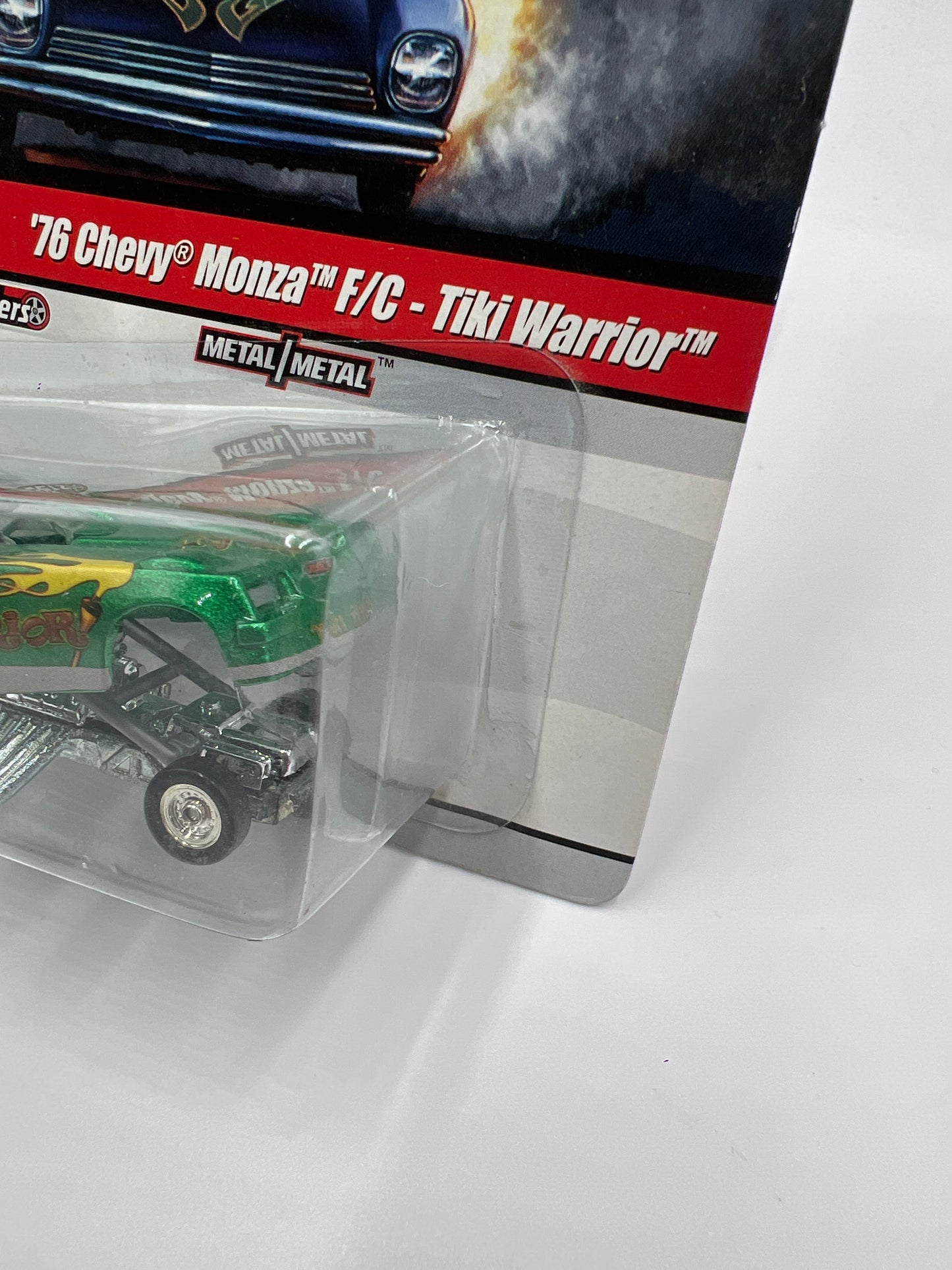 Hot Wheels Premium Drag Strip Demons #8 76 Chevy Monza F/C Tiki Warrior Green