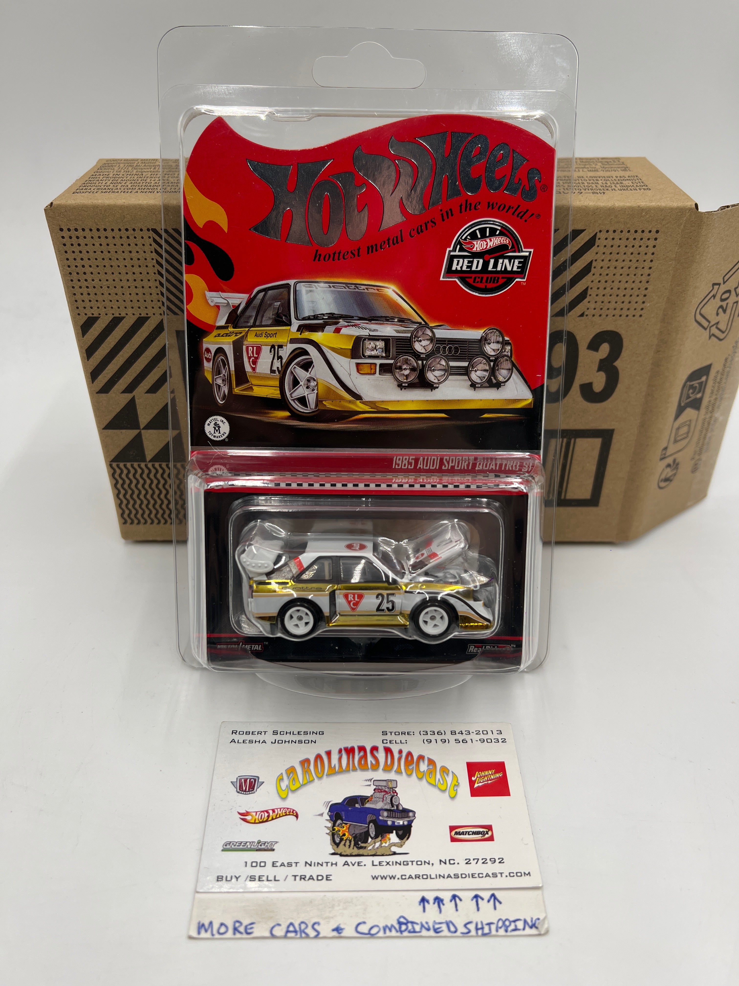 ホットウィール RLC Audi Sport Quattro S1 Hot Wheels Red Line Club 1985 Audi Sport quattro S1 2025