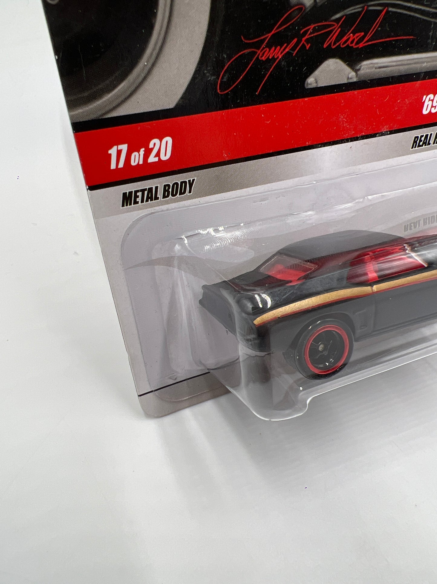 Hot Wheels Premium Larrys Garage #17 69 Camaro Black 245E