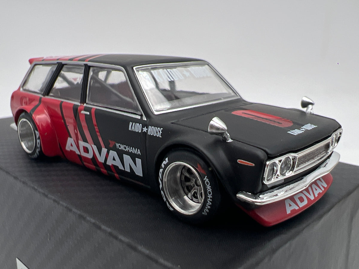 Mini GT x Kaido House BLKLTD 58/100 #38 Sub Special Datsun 510 Wagon Advan W/Pin VHTF