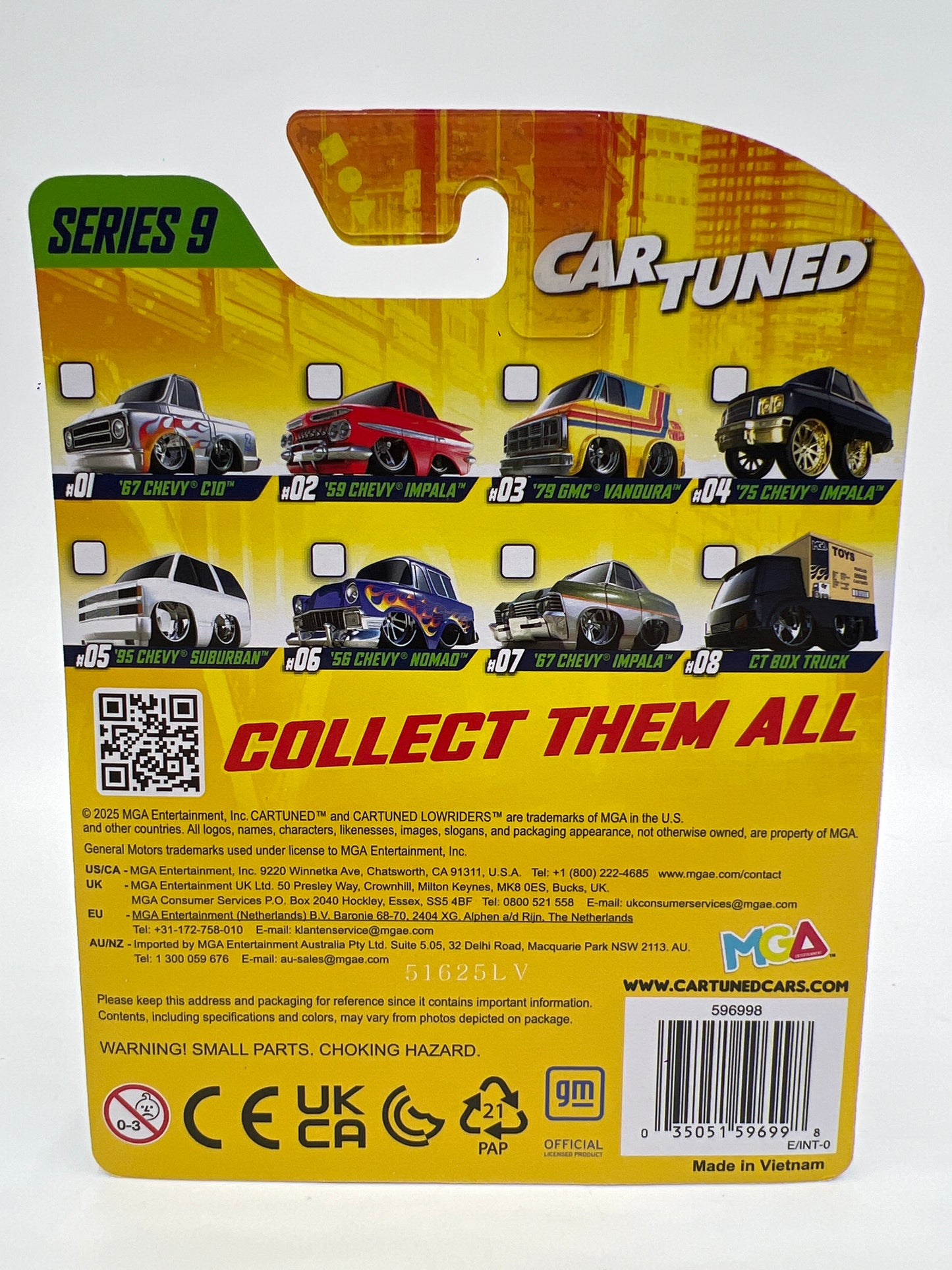 MGA Car Tuned Series 9 #6 56 Chevy Nomad Blue 178F