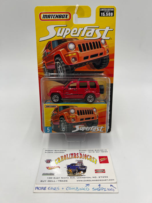 Matchbox Superfast #5 Jeep Liberty Red