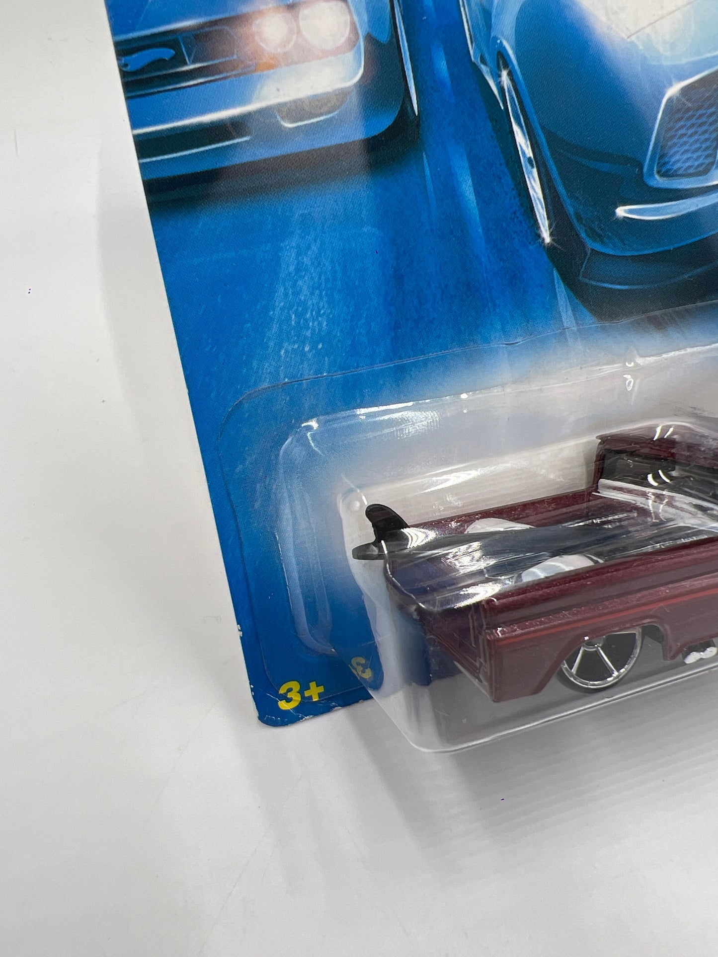 2008 Hot Wheels New Models #13 Custom 62 Chevy Dark Red W/Black Surf Board 7A