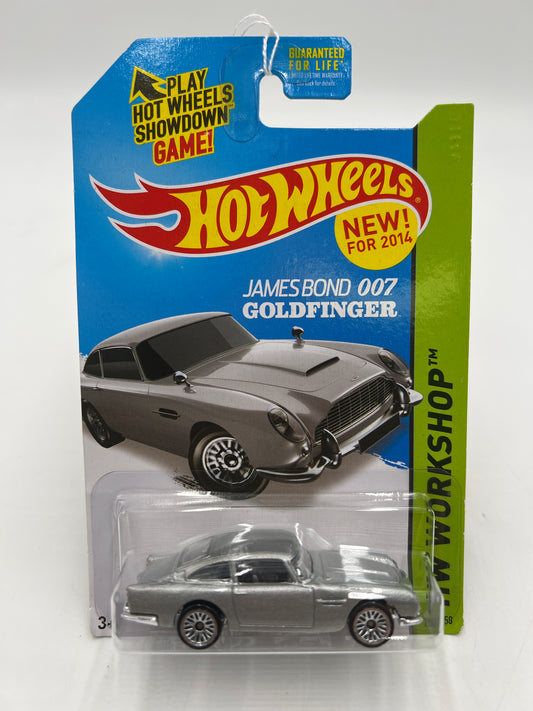 2014 Hot Wheels Workshop #200 Aston Martin 1963 DB5 James Bond 007 105F