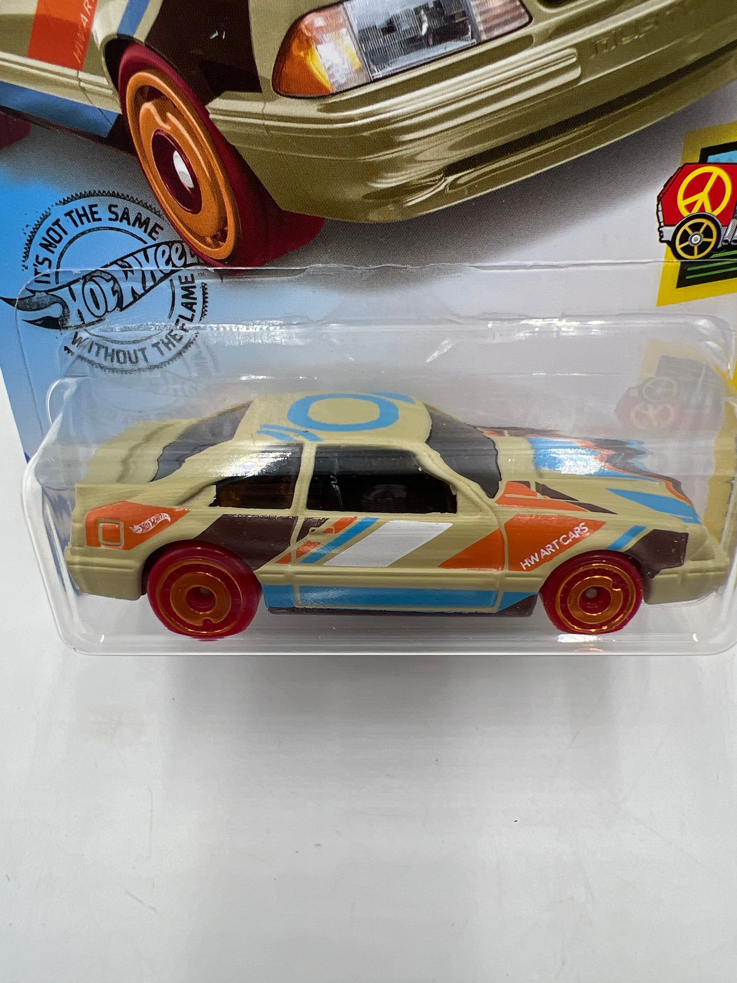 2020 Hot Wheels Art Cars #90 92 Ford Mustang Tan 19F