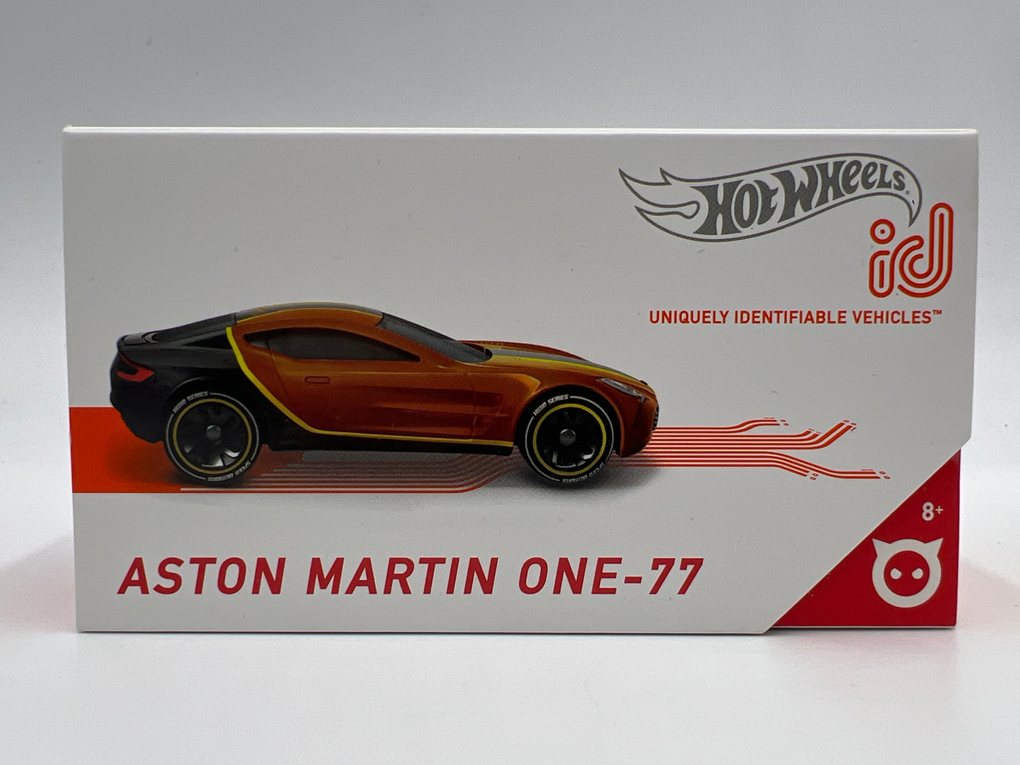Hot Wheels iD Speed Demons Series 1 #5 Aston Martin One-77 Orange/Black Sealed