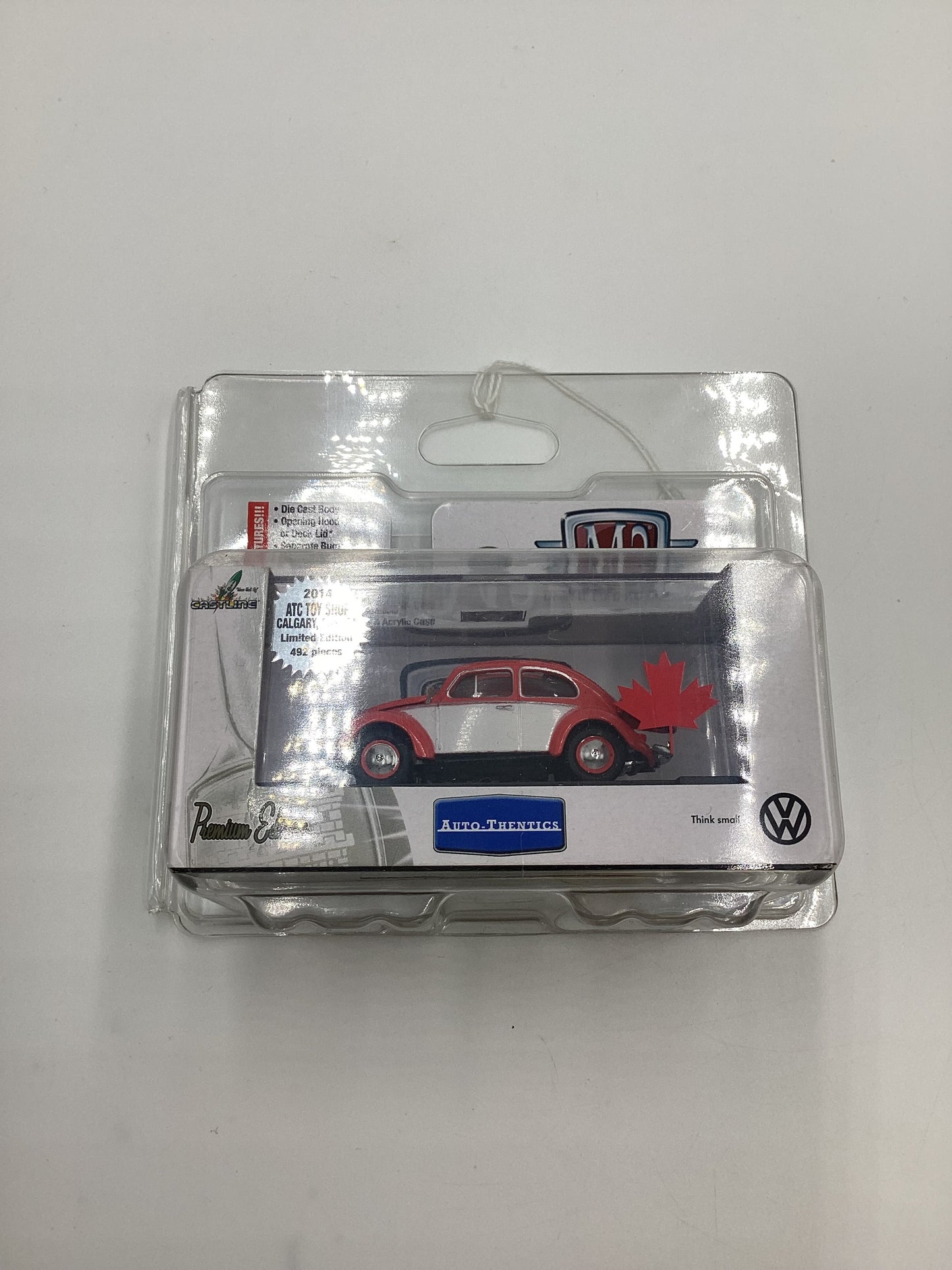 M2 Machines 2014 ATC Toy Shop Exclusive Premium Edition 1/492 1956 VW Beetle Deluxe European Model with protector