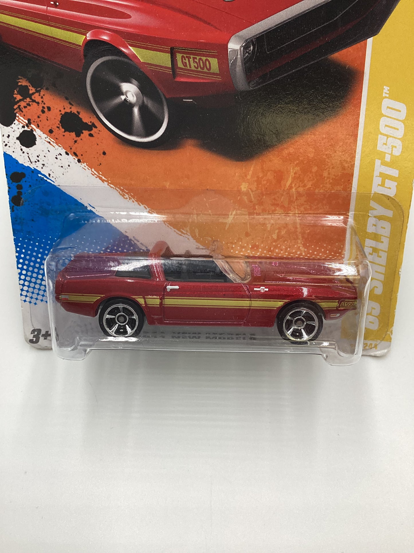 2011 Hot Wheels #21 69 Shelby GT-500 Red 25D